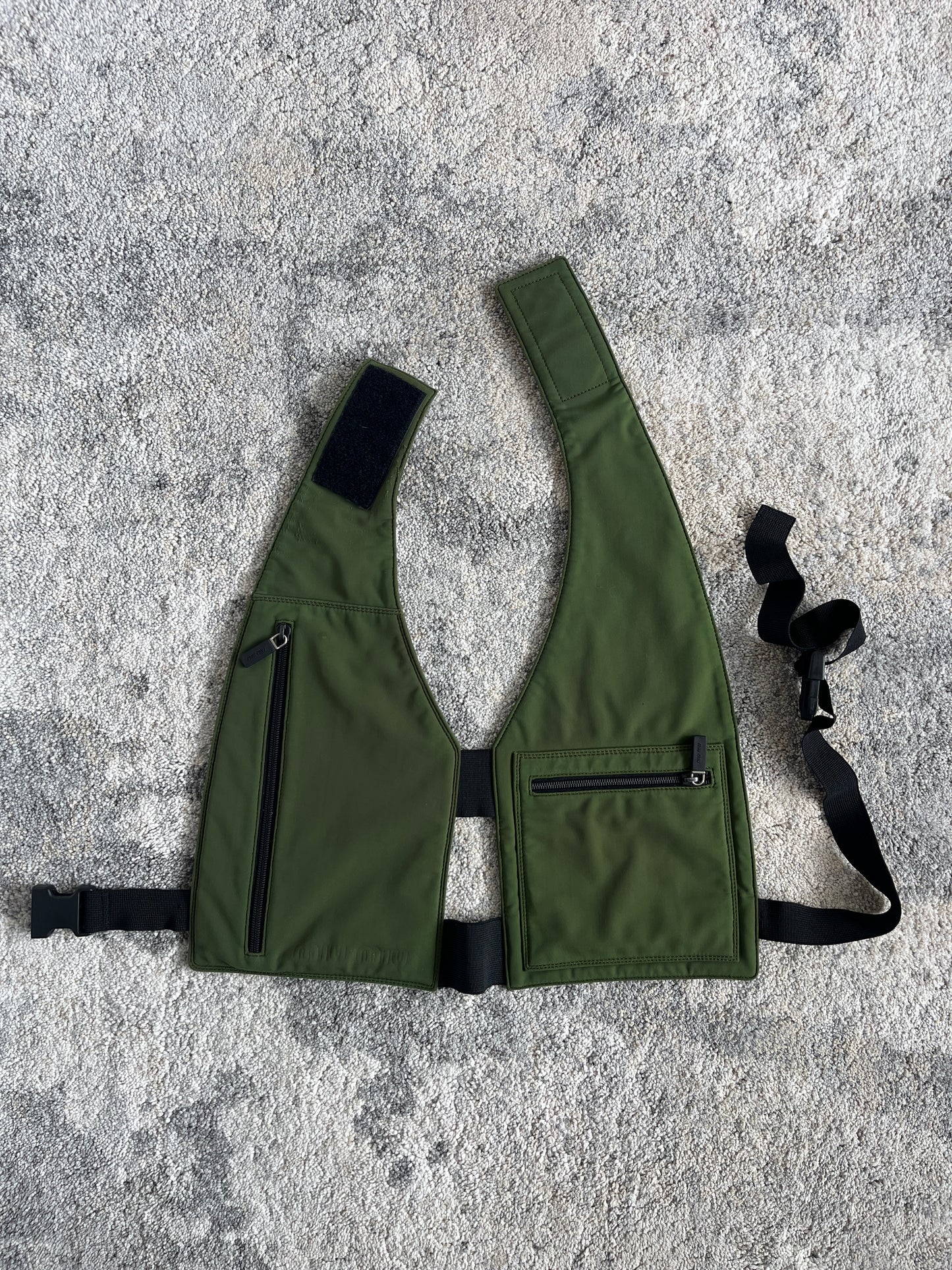 Miu Miu SS1999 neoprene chest rig