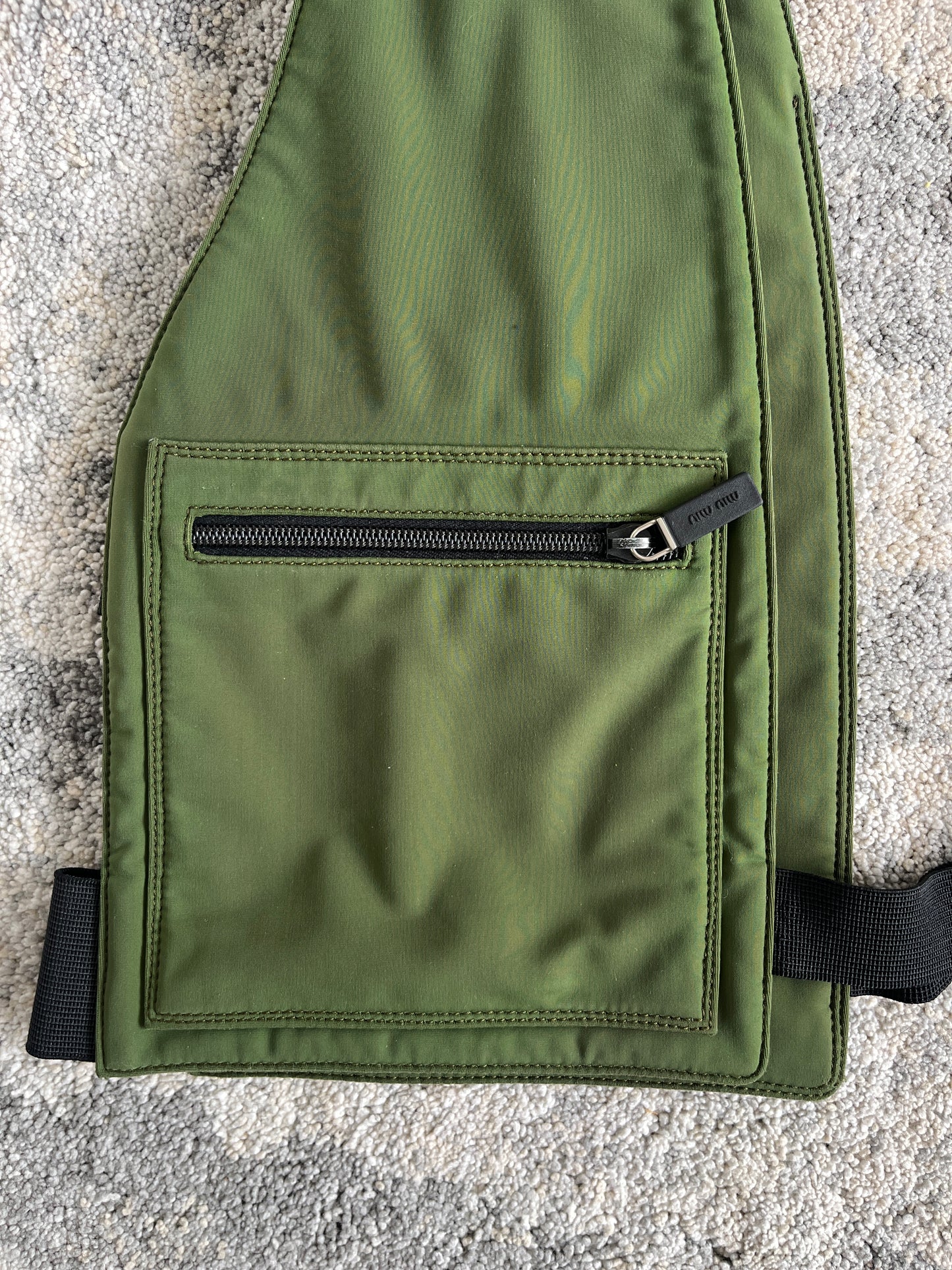 Miu Miu SS1999 neoprene chest rig