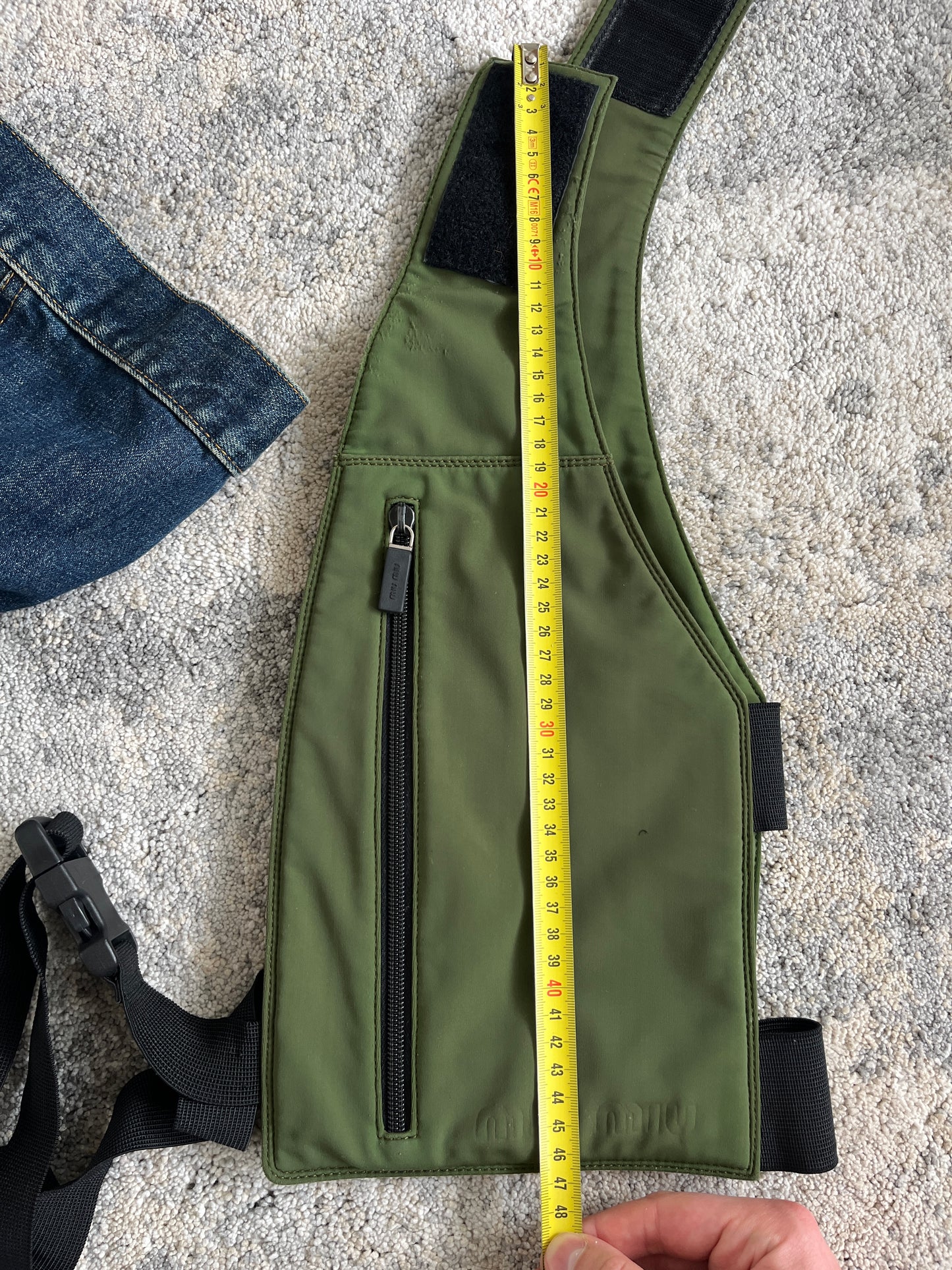 Miu Miu SS1999 neoprene chest rig