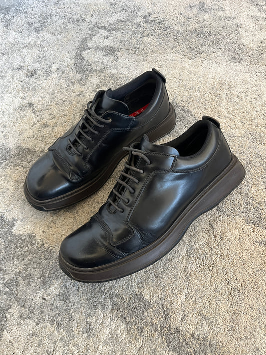 Prada SS2000 leather golf shoes