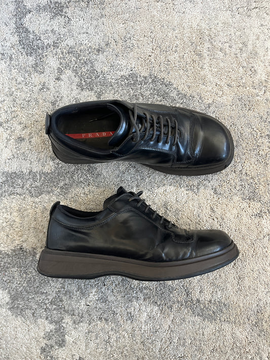 Prada SS2000 leather golf shoes