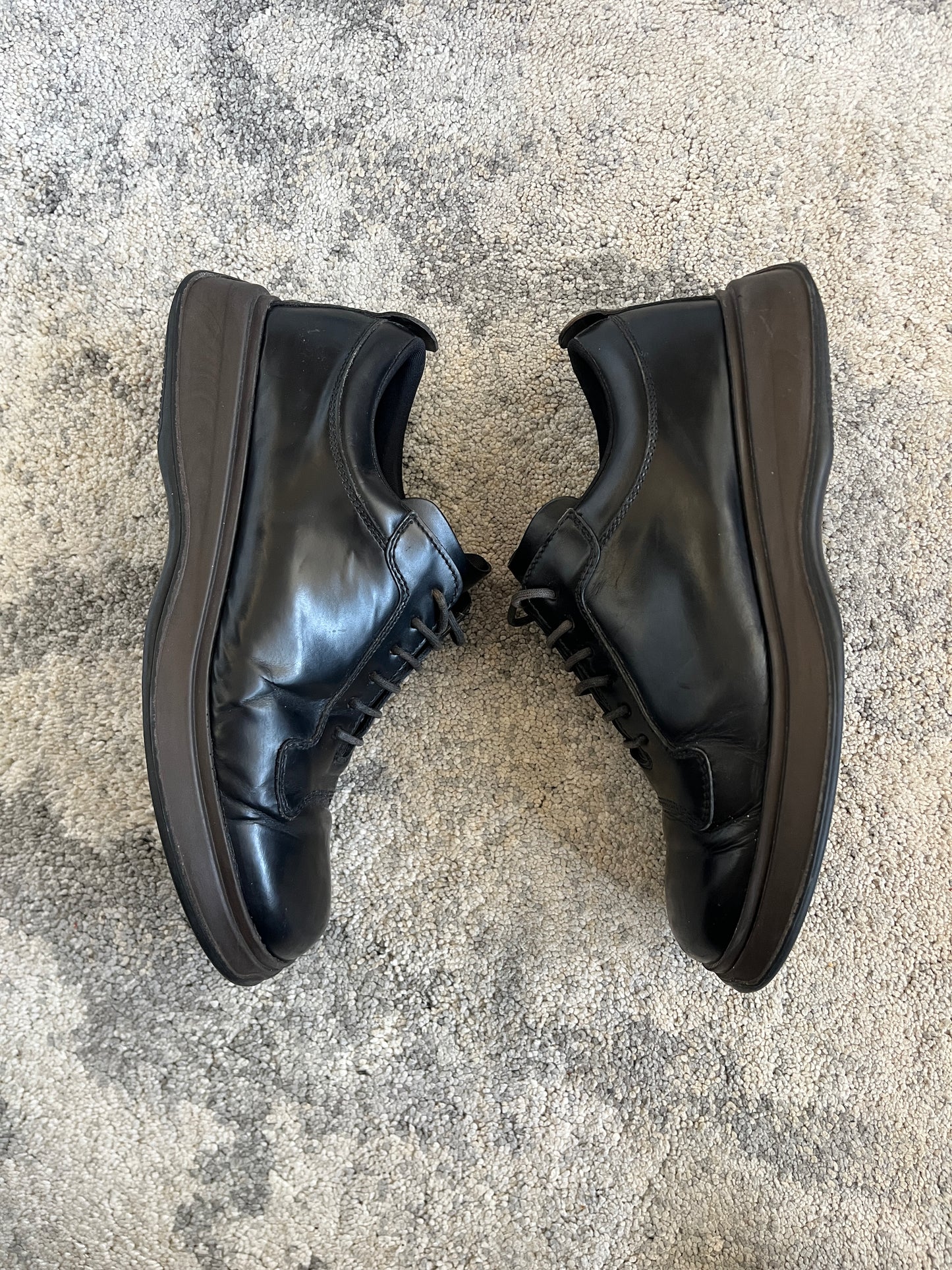 Prada SS2000 leather golf shoes