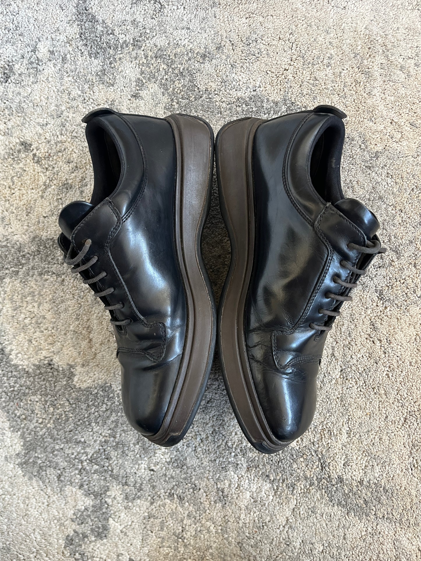 Prada SS2000 leather golf shoes