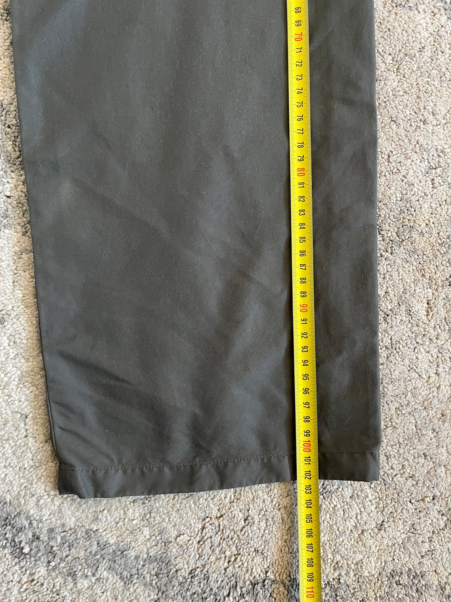Prada SS2000 strippes nylon pants