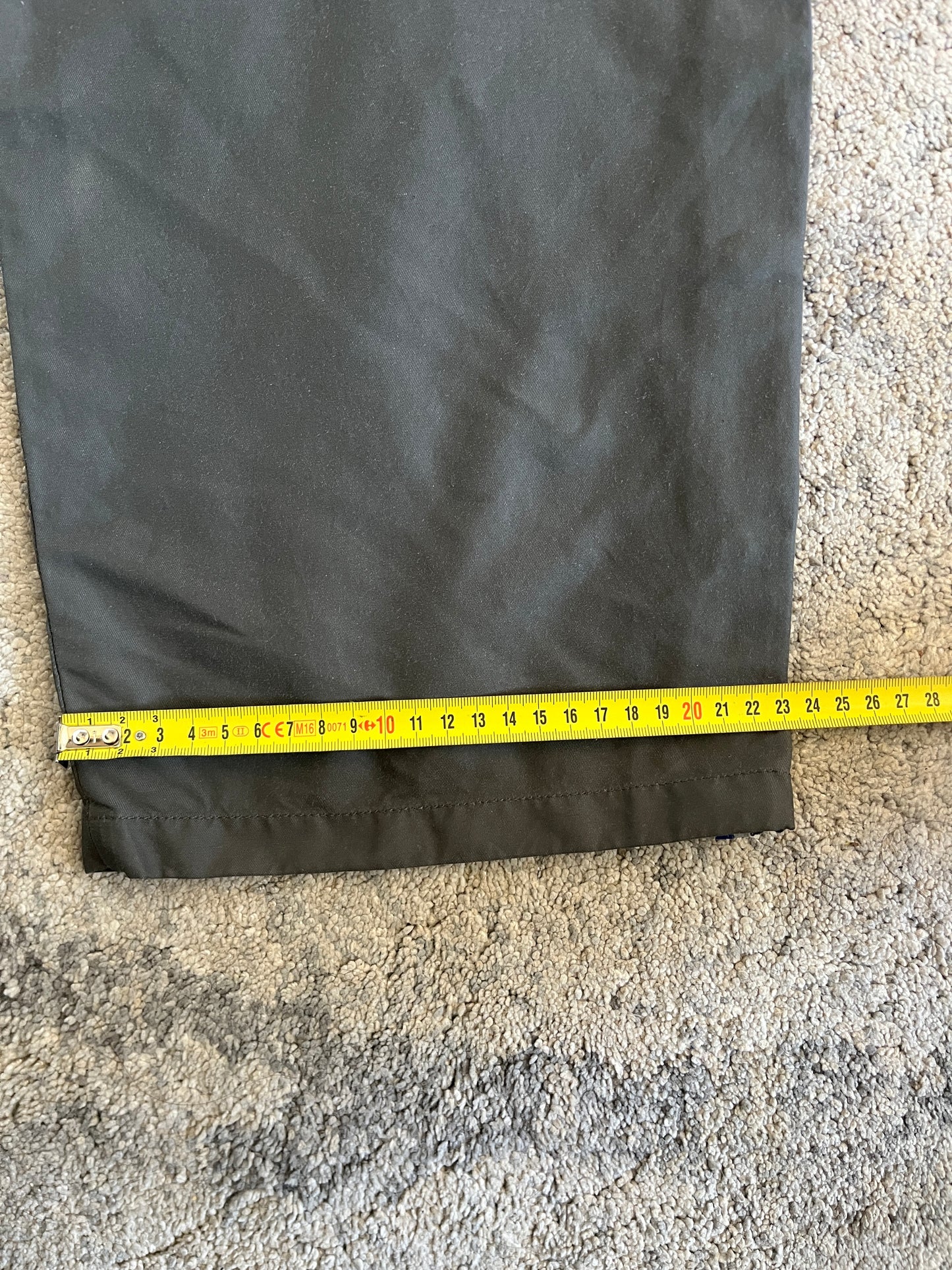 Prada SS2000 strippes nylon pants