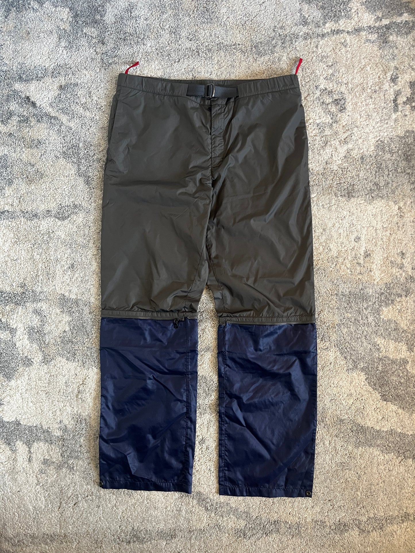 Prada SS2000 nylon convertible pants