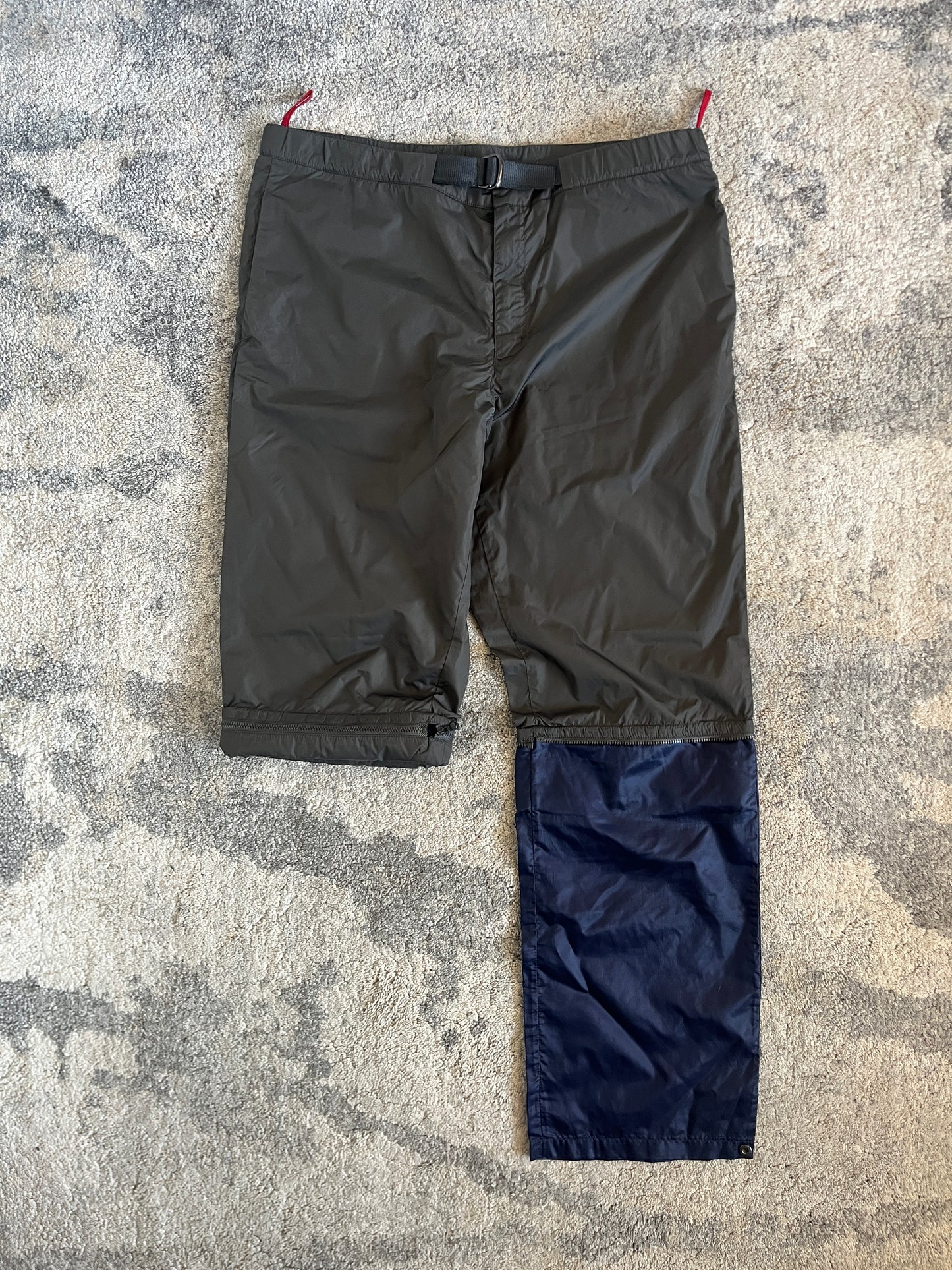 Prada SS2000 nylon convertible pants