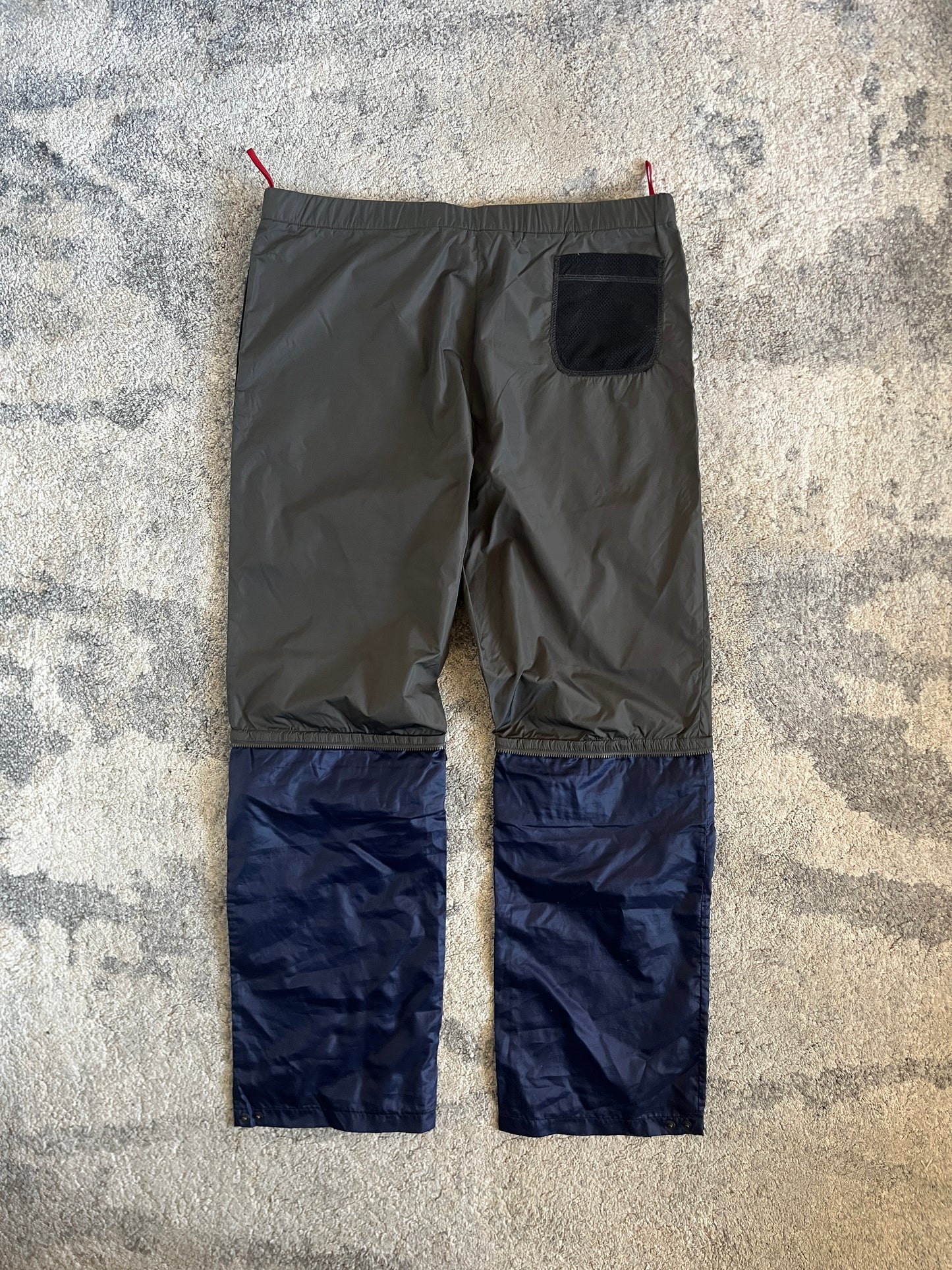 Prada SS2000 nylon convertible pants
