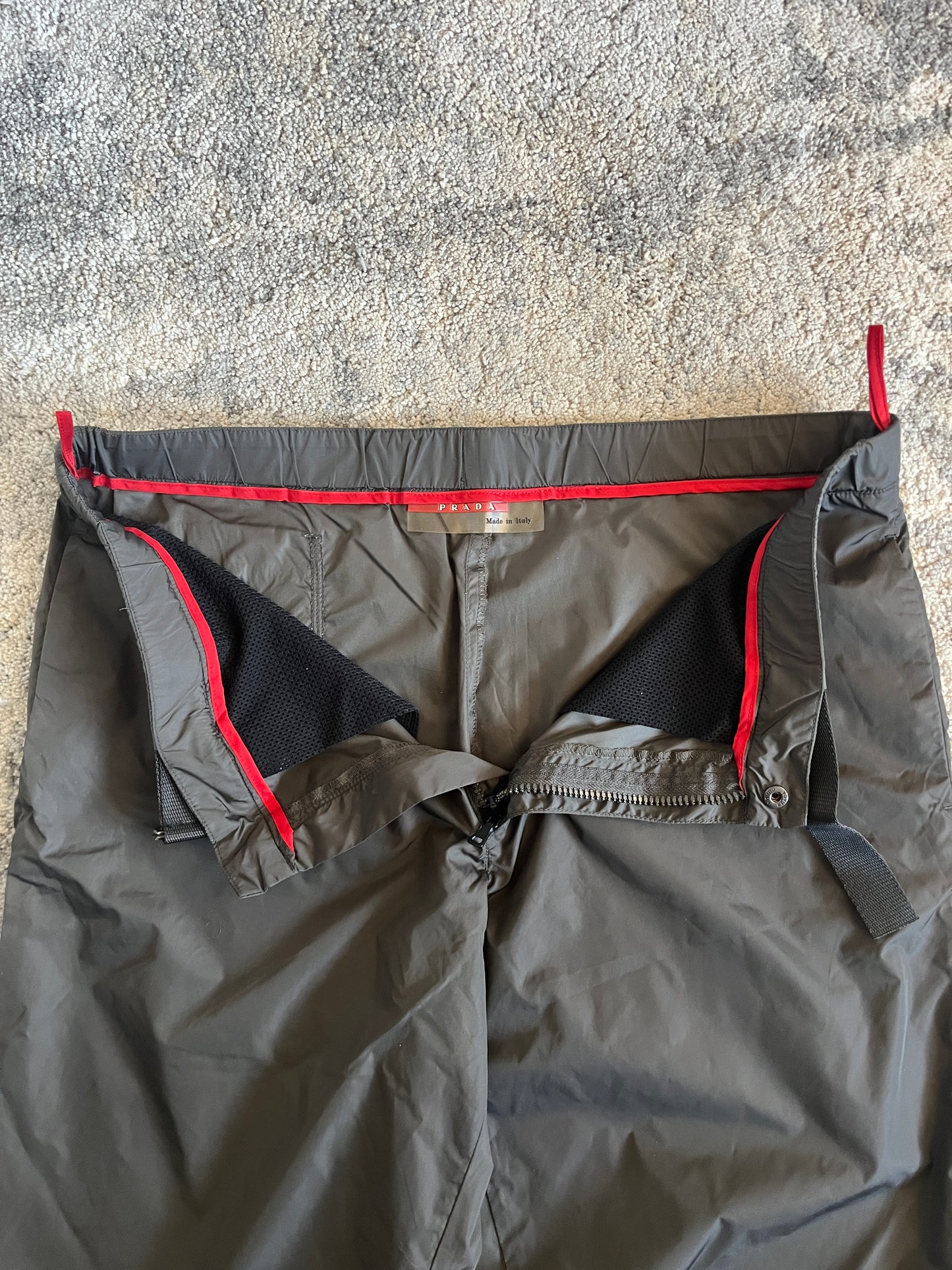 Prada SS2000 nylon convertible pants
