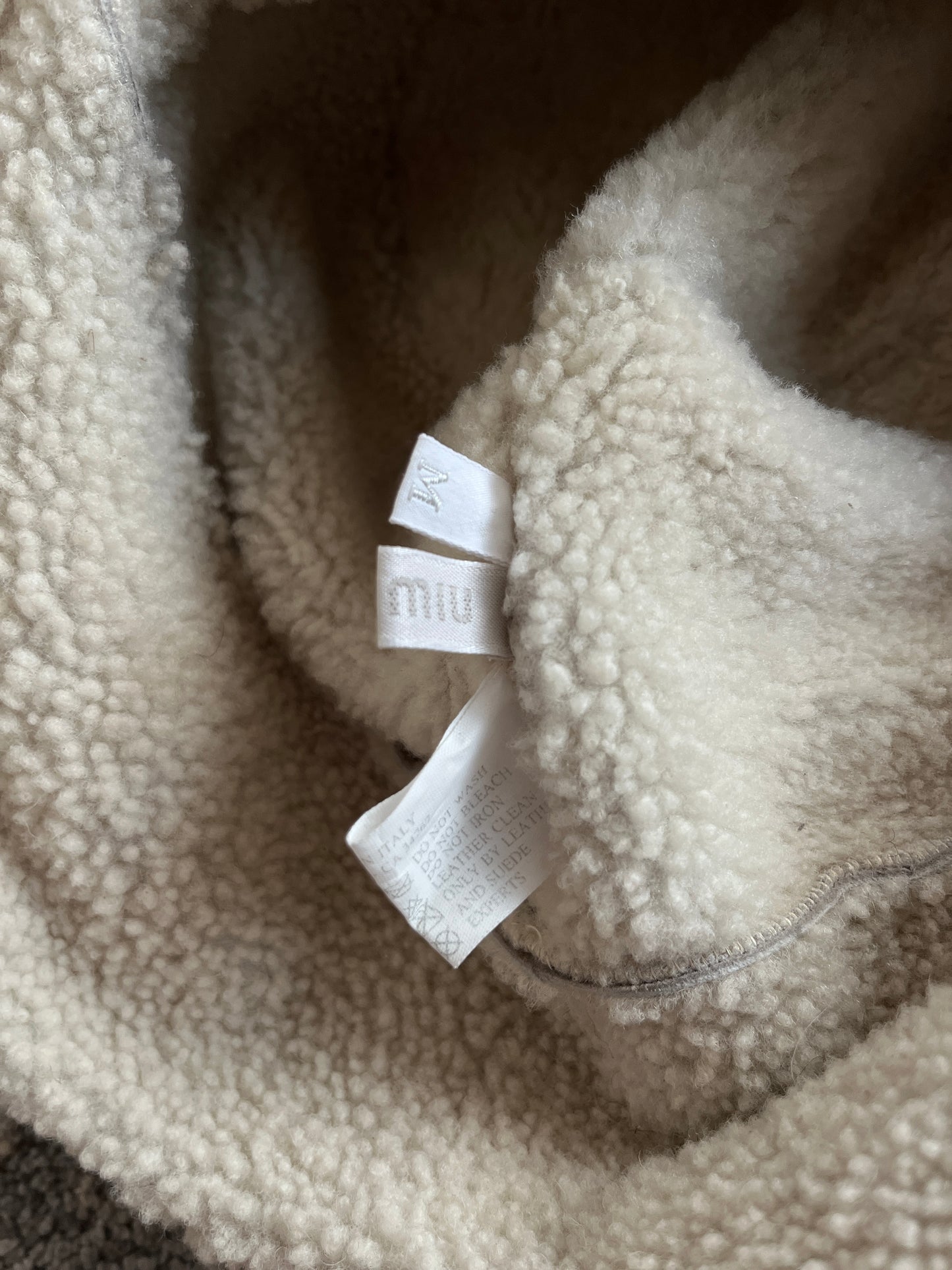 Miu Miu FW1999 shearling trapper hat
