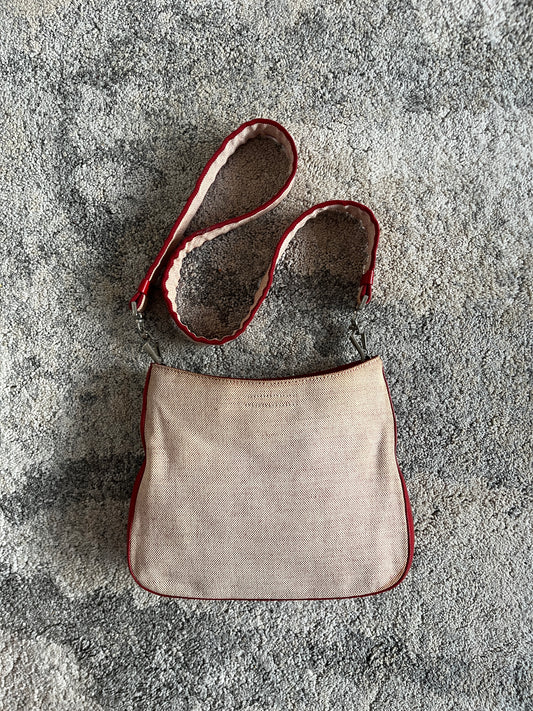 Prada SS1999 linen shoulder bag