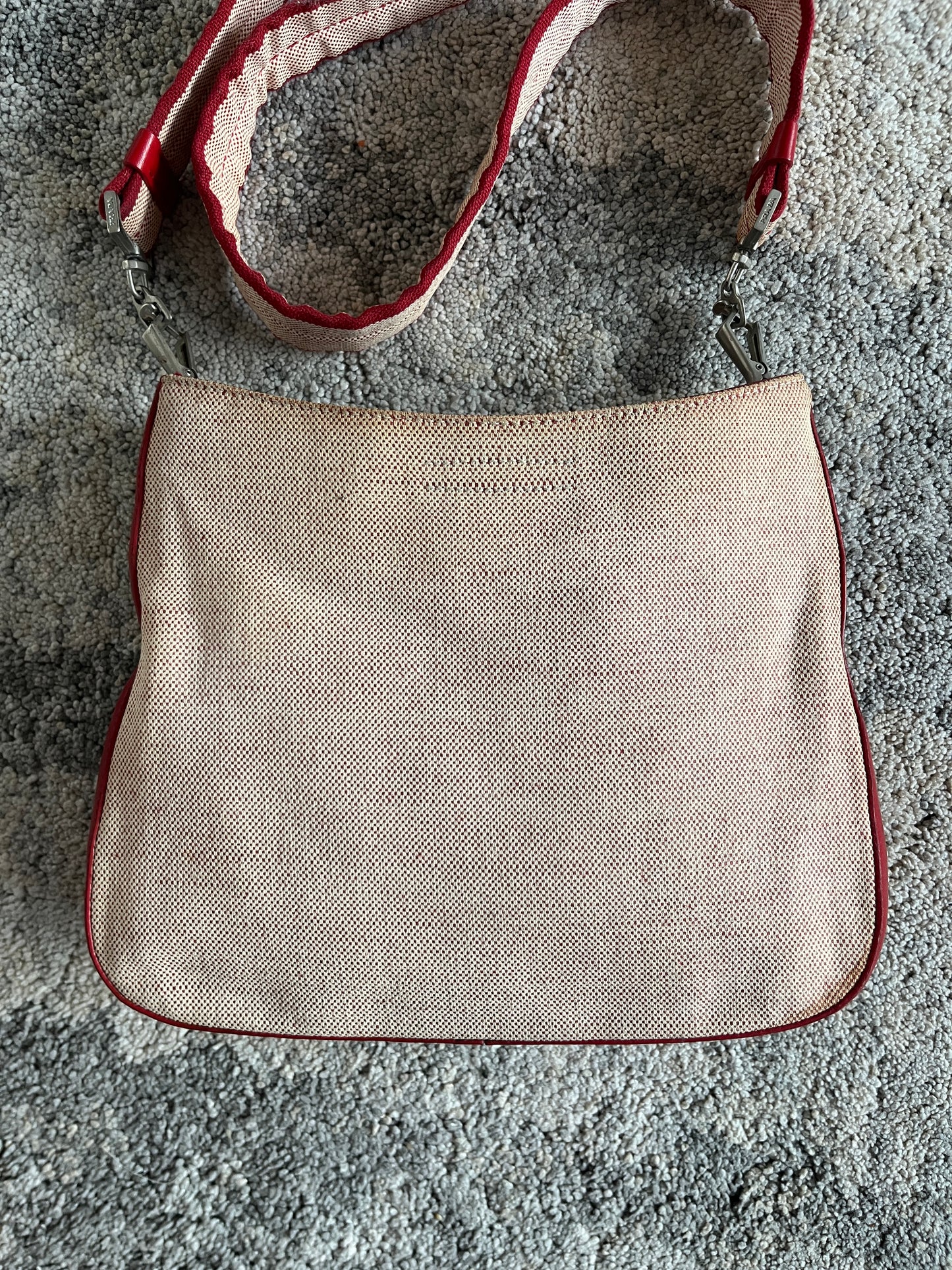Prada SS1999 linen shoulder bag