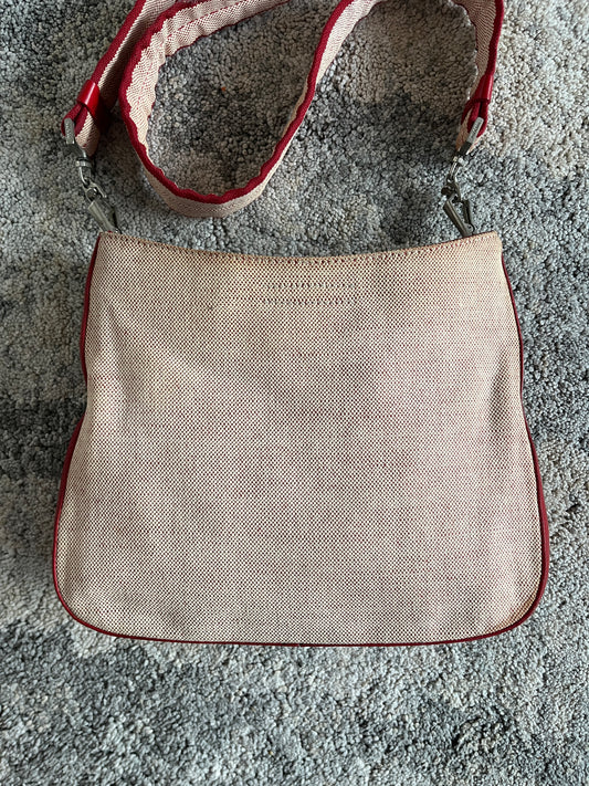 Prada SS1999 linen shoulder bag