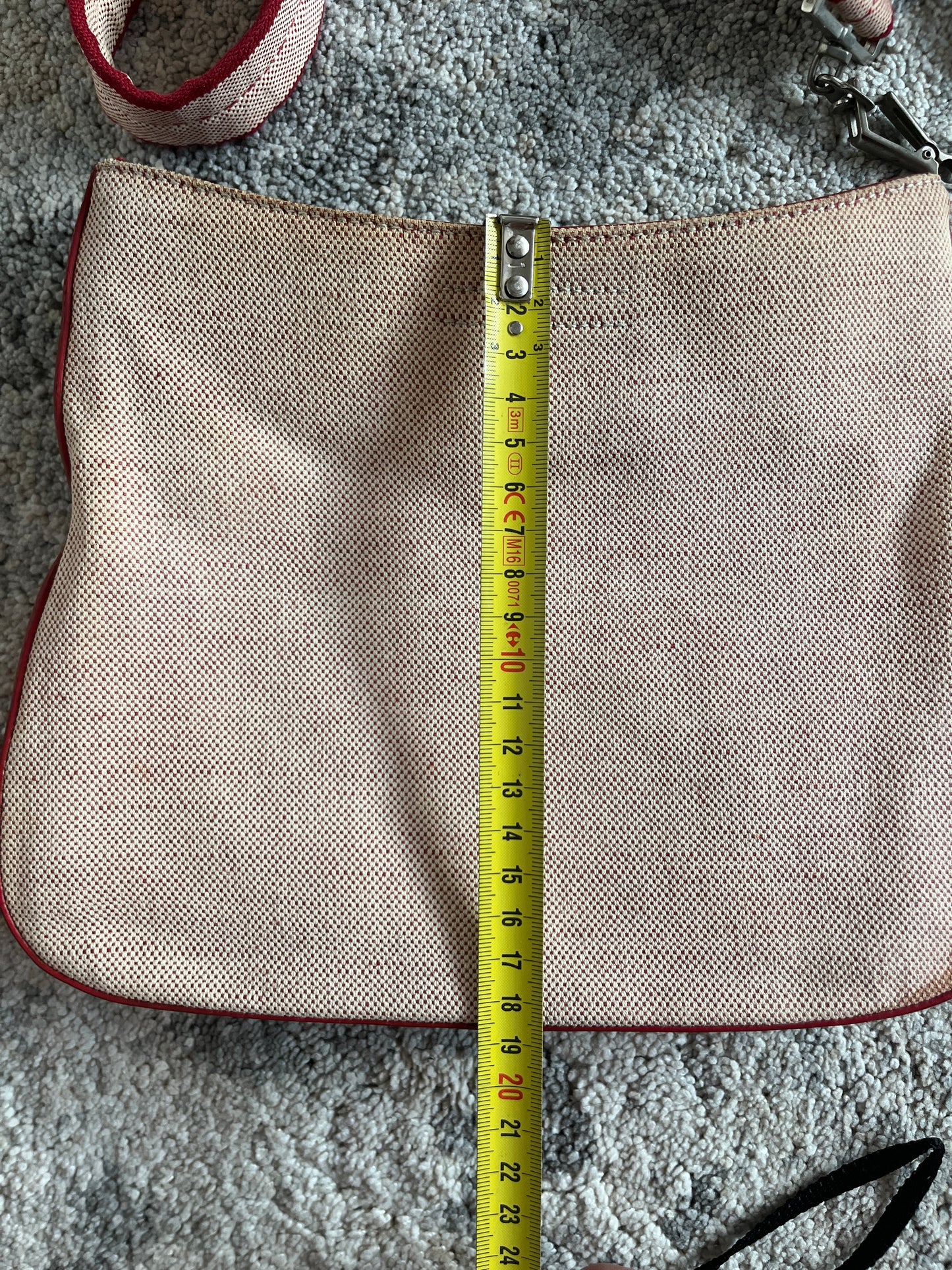 Prada SS1999 linen shoulder bag