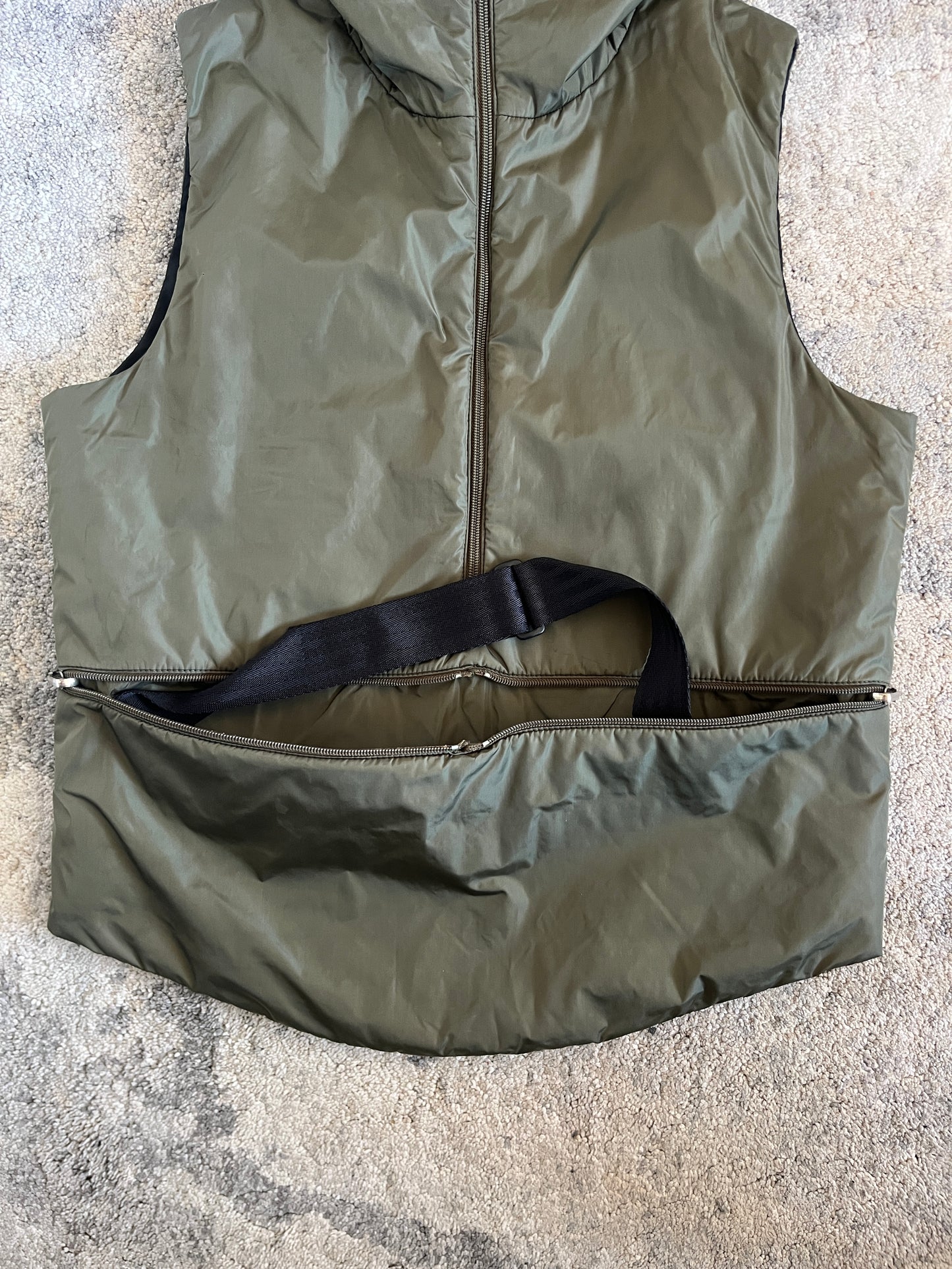 Prada FW1999 nylon open back vest