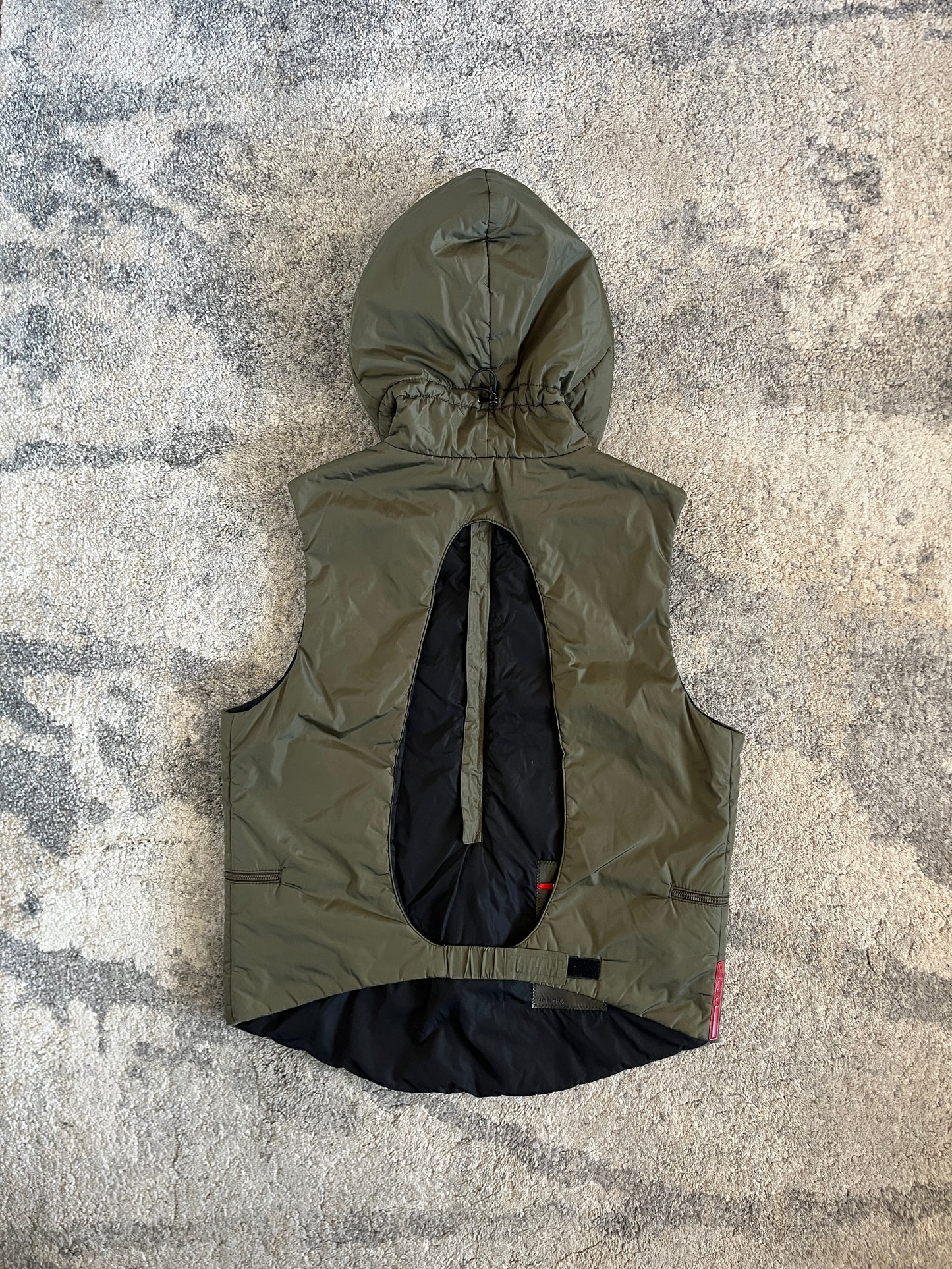 Prada FW1999 nylon open back vest