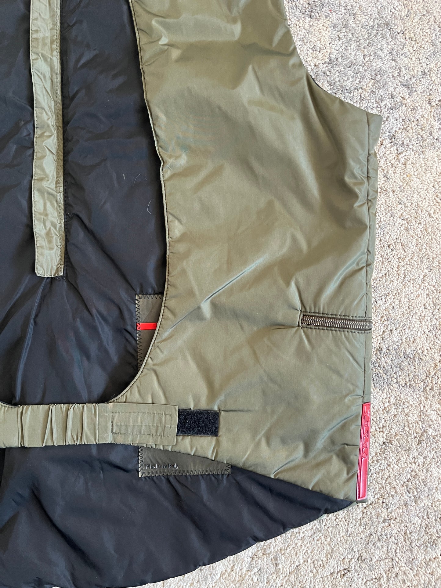 Prada FW1999 nylon open back vest