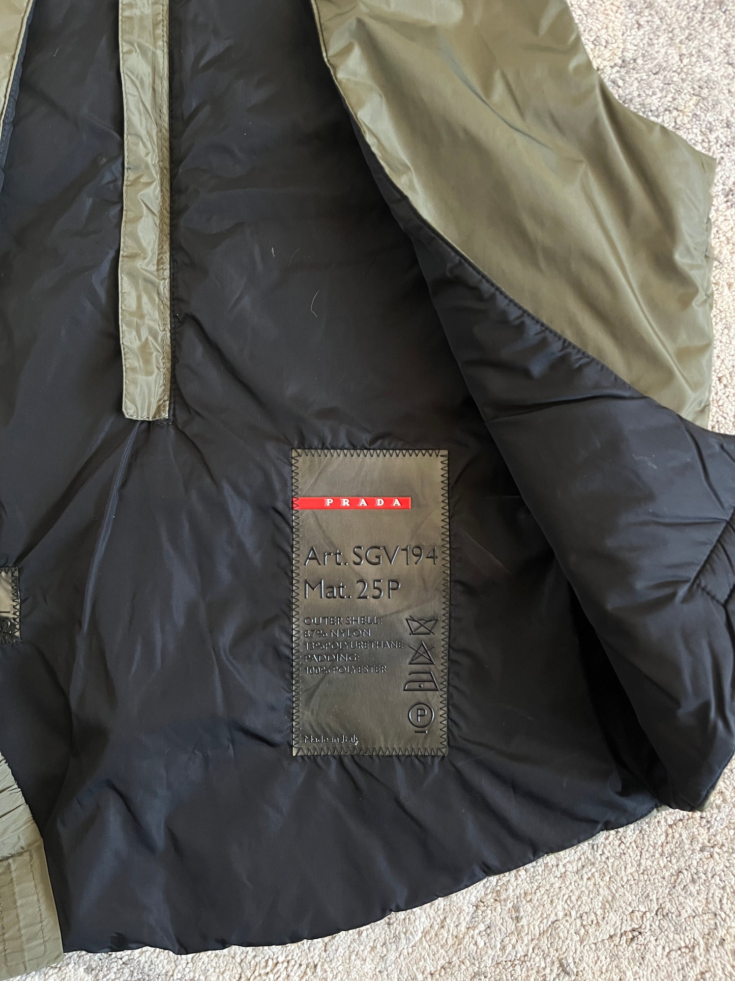 Prada FW1999 nylon open back vest