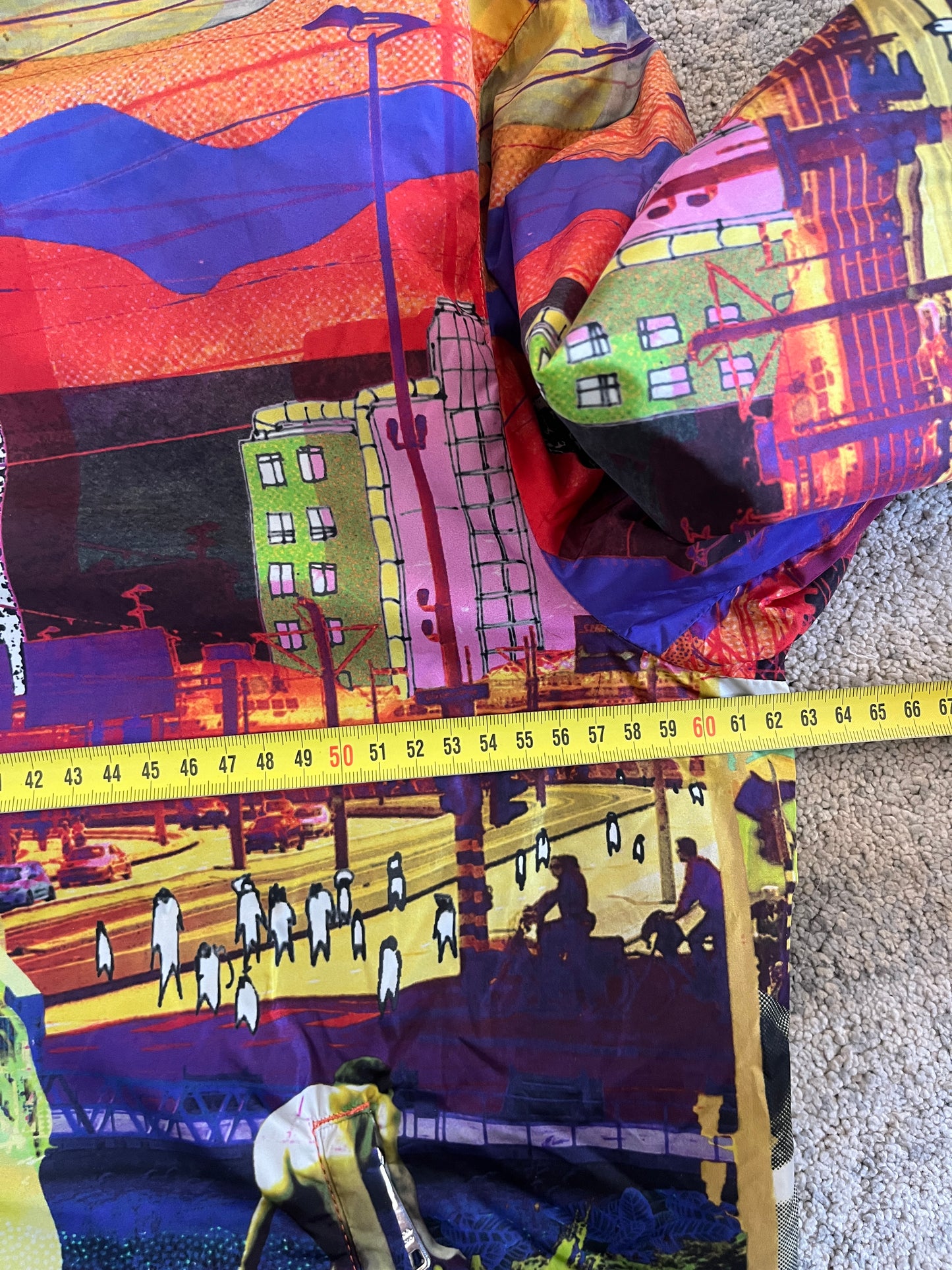 Prada 2018 nylon reversible psychedelic jacket