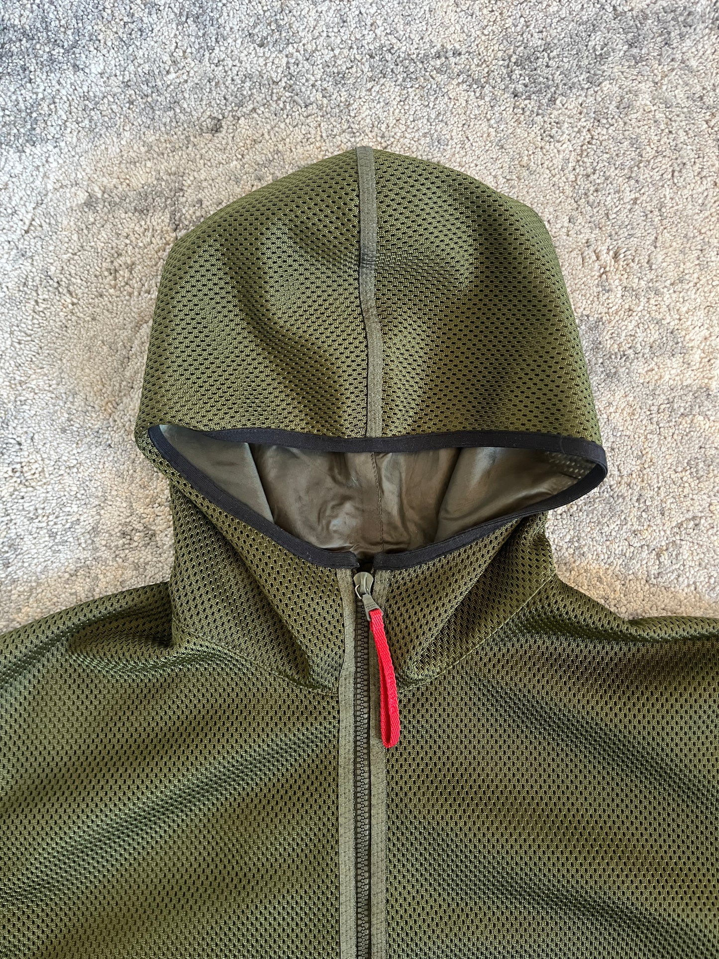 Prada SS2000 mesh& nylon convertible jacket