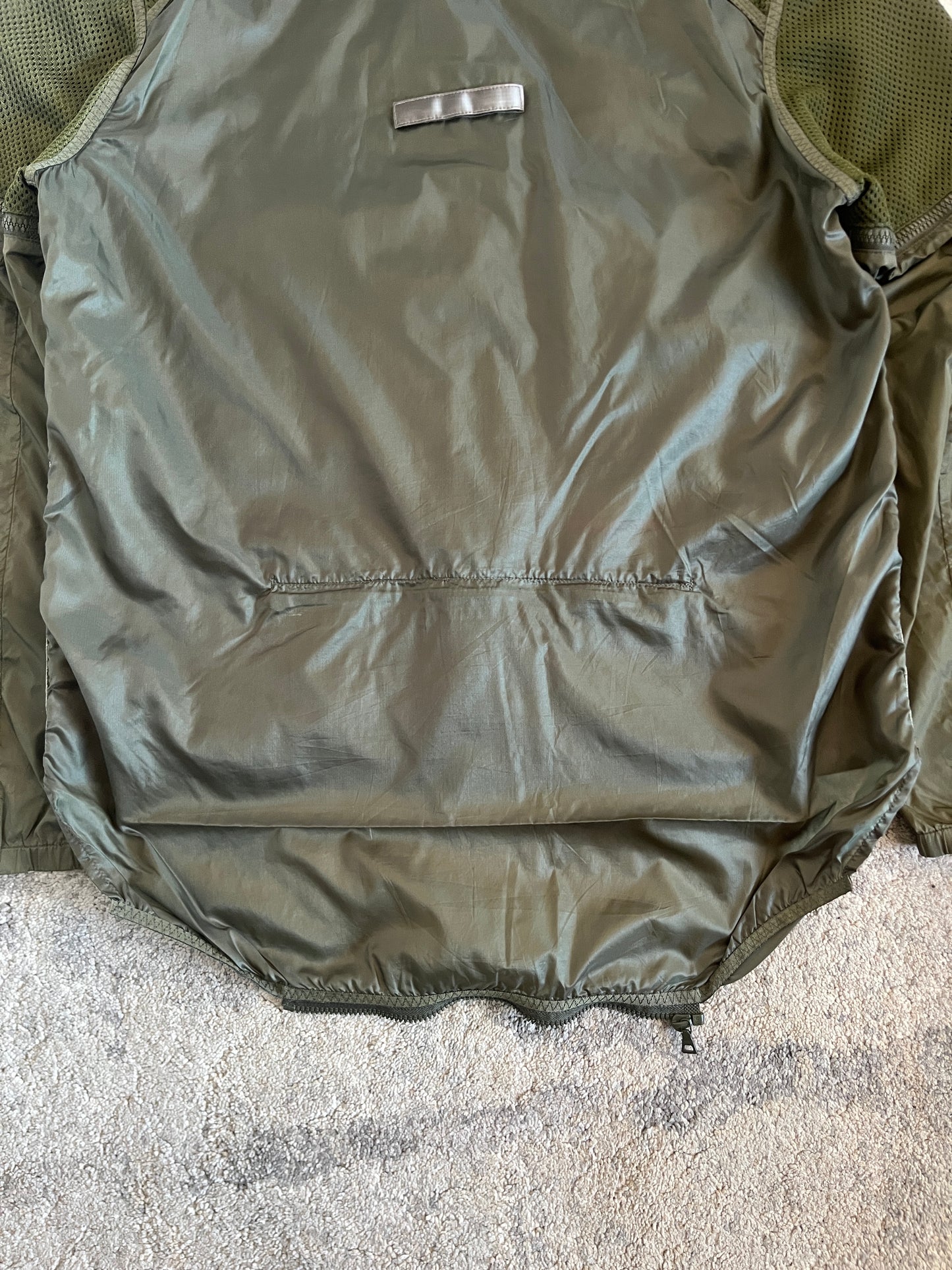 Prada SS2000 mesh& nylon convertible jacket