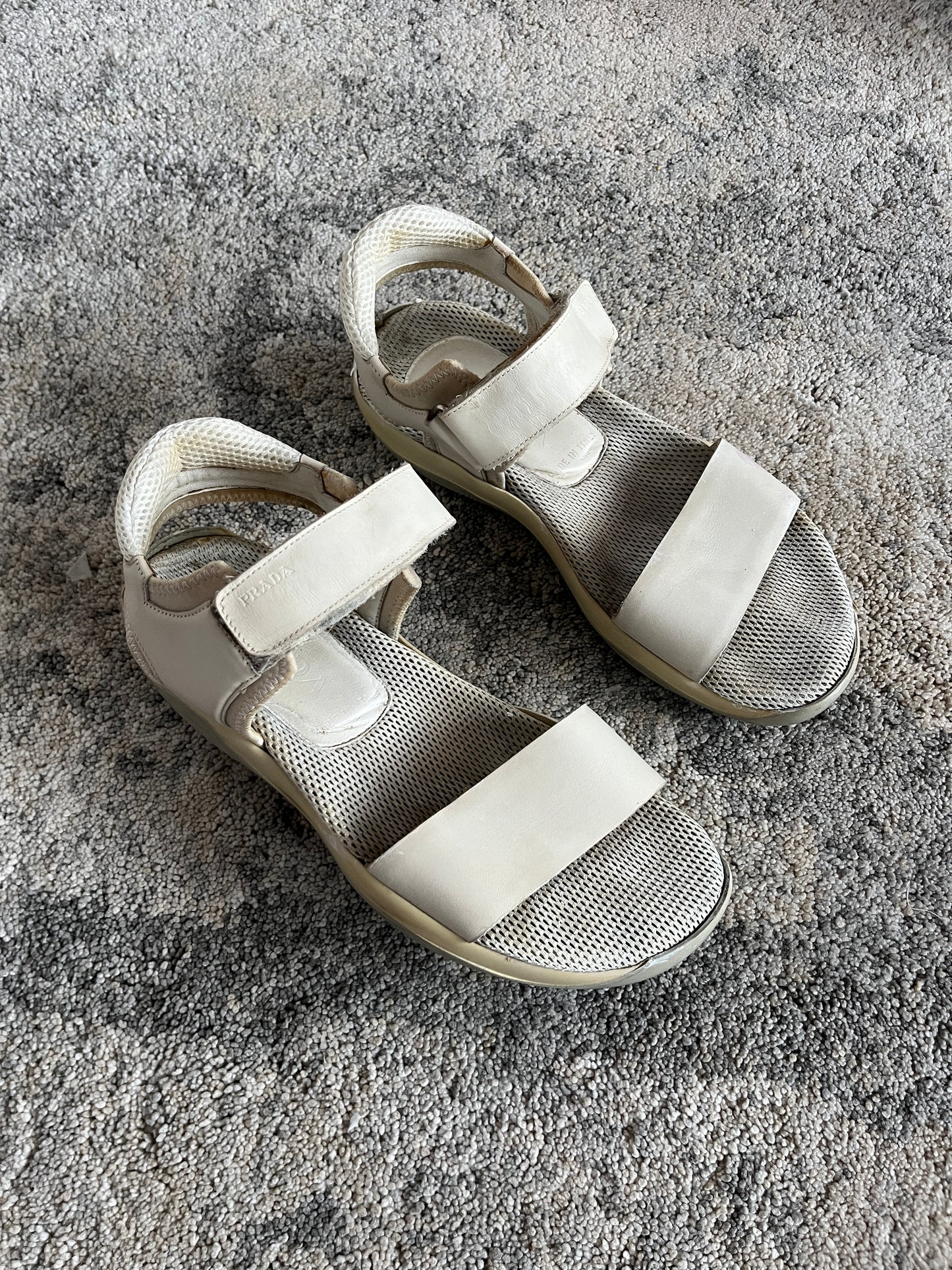 Prada SS1999 leather sandals
