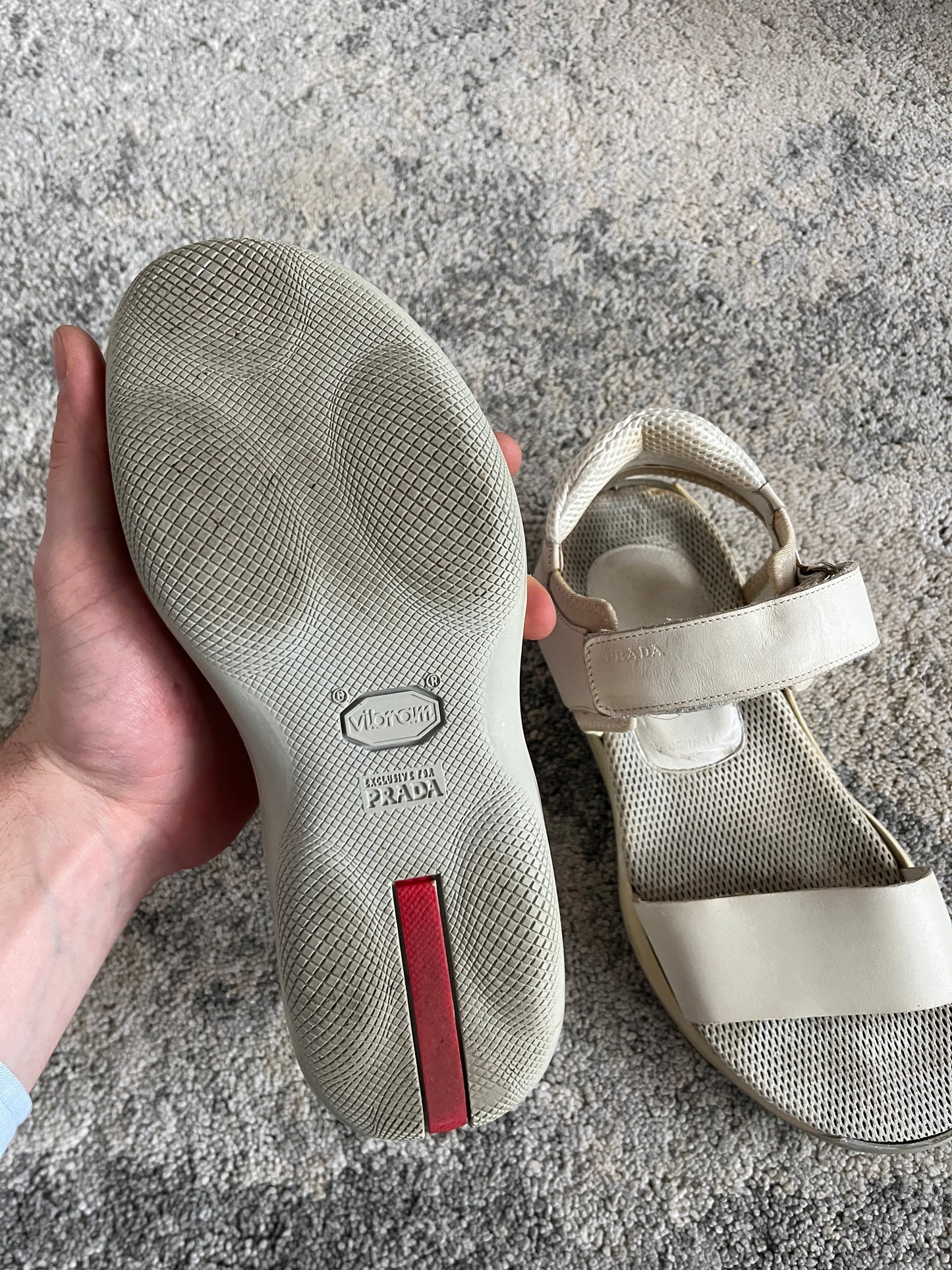 Prada SS1999 leather sandals