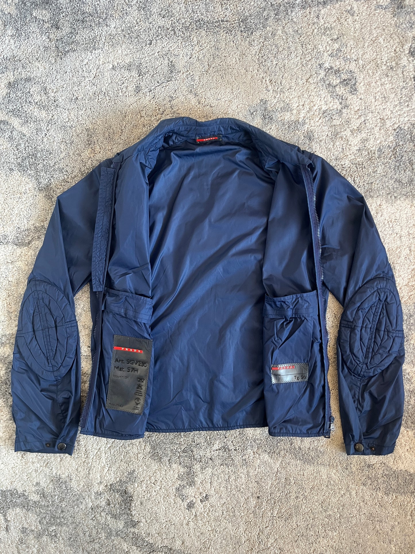 Prada SS2000 nylon convertible shirt