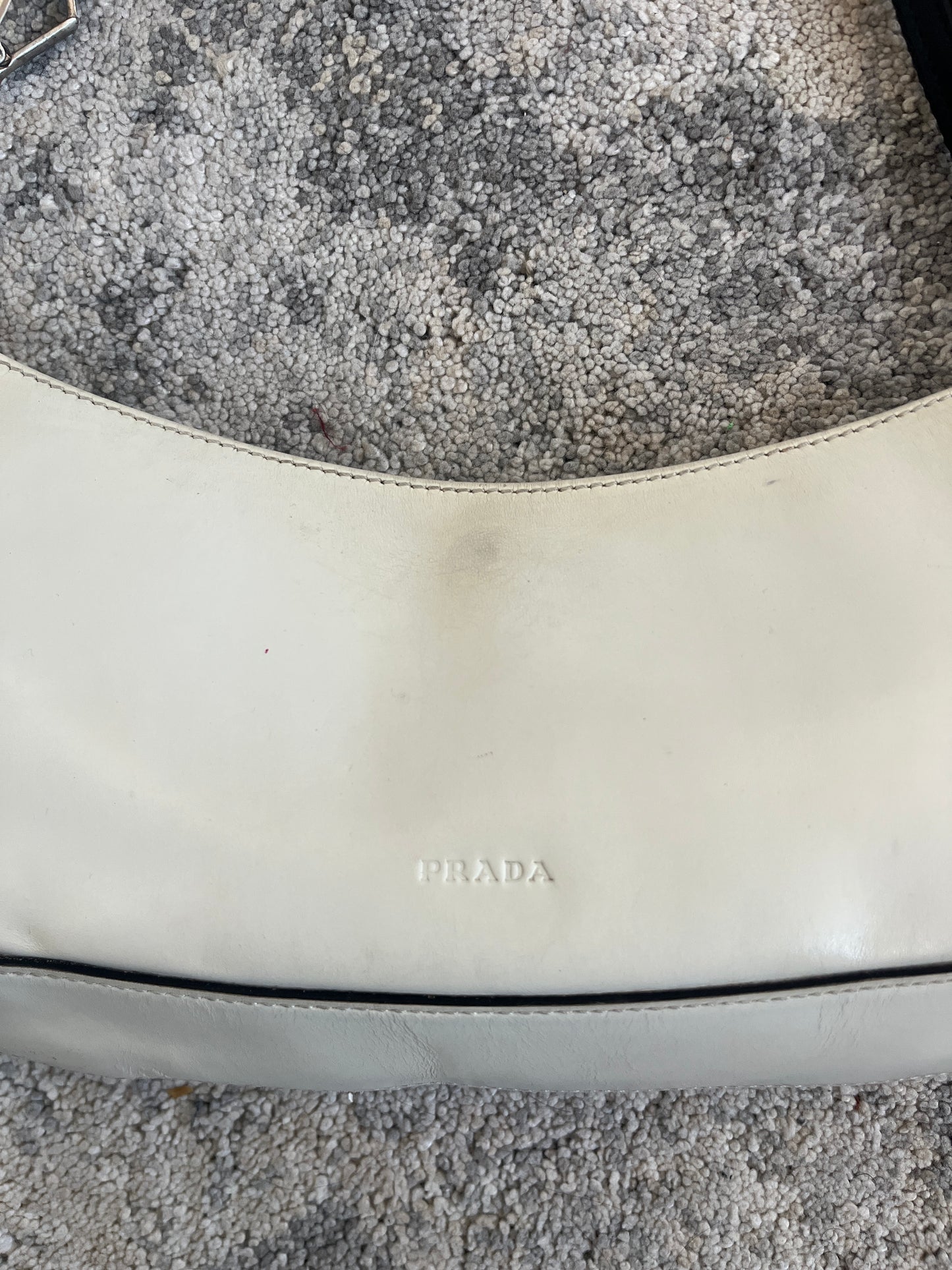 Prada FW2000 leather baguette bag