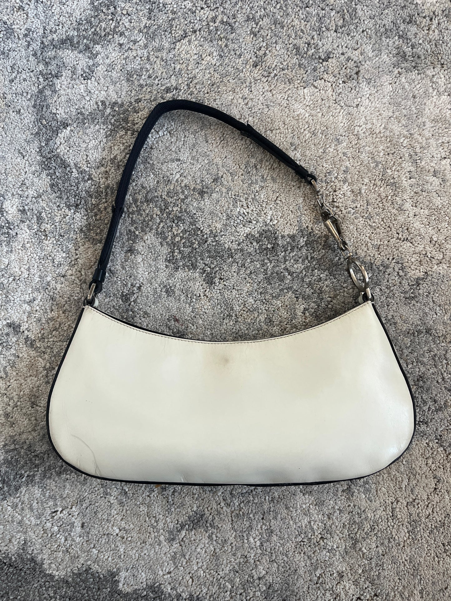 Prada FW2000 leather baguette bag