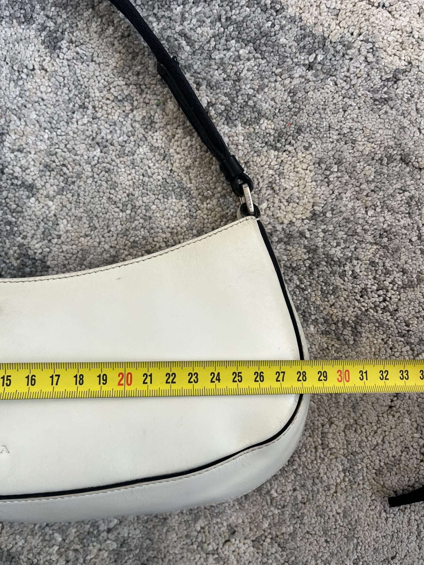 Prada FW2000 leather baguette bag