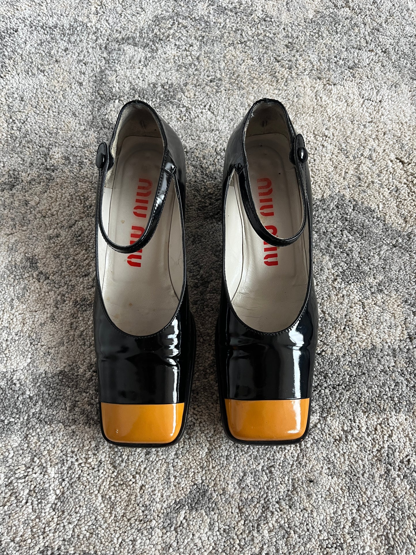Miu Miu 1990's patent leather shoes