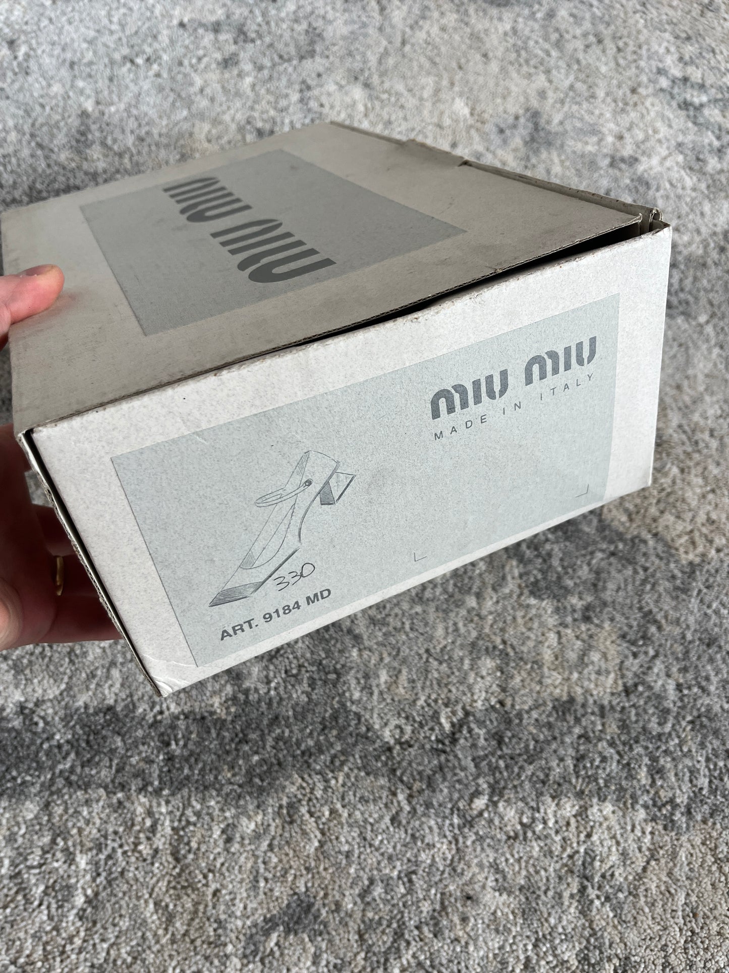 Miu Miu 1990's patent leather shoes