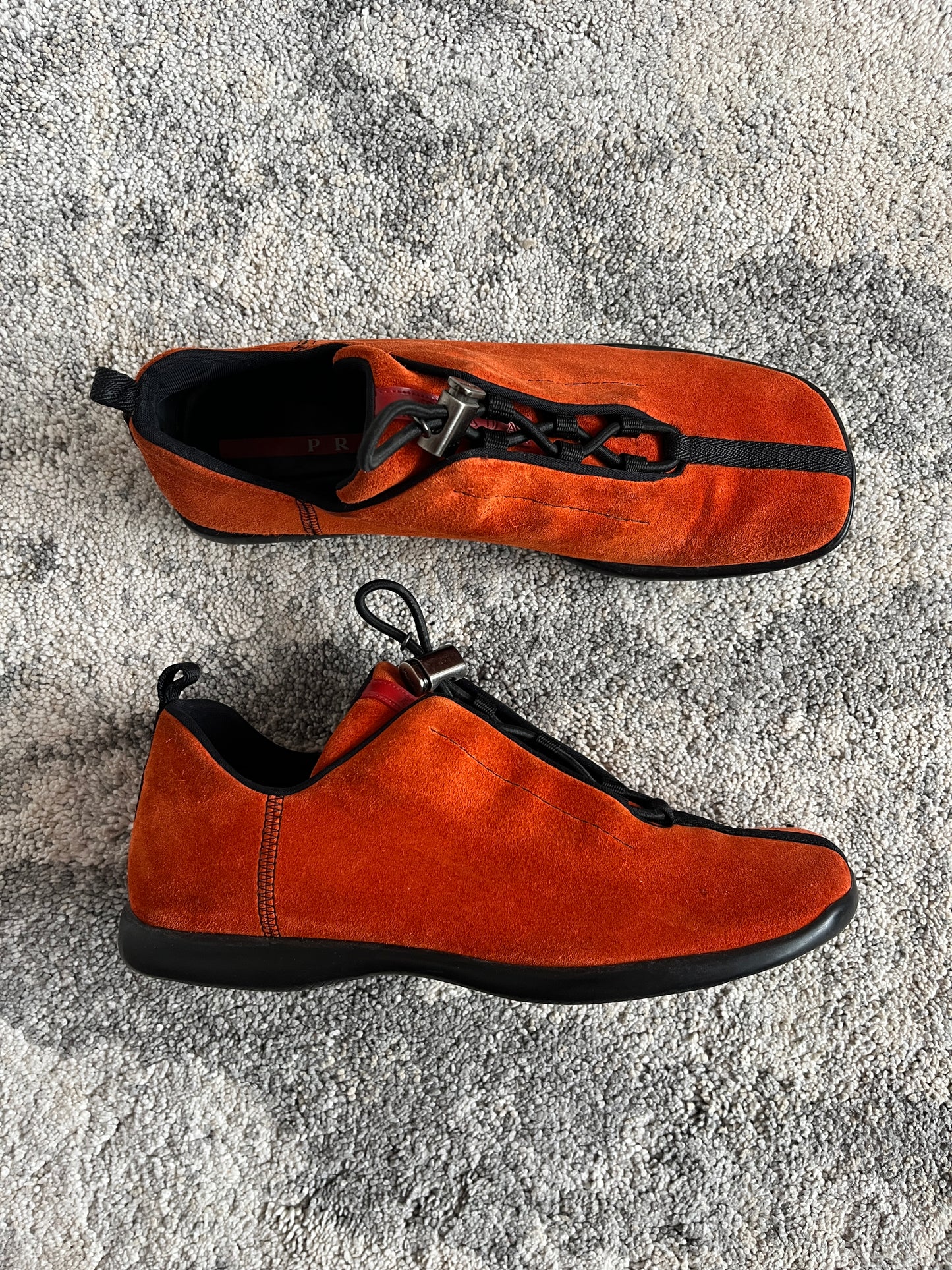 Prada FW1999 suede flat trainers