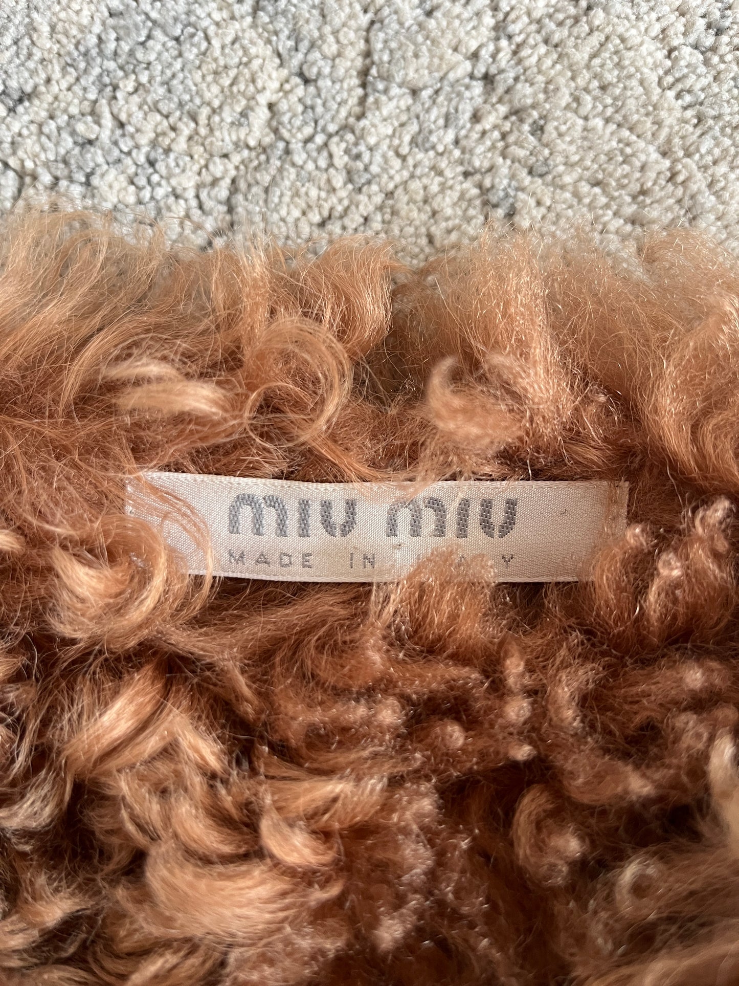 Miu Miu FW1999 fur jacket