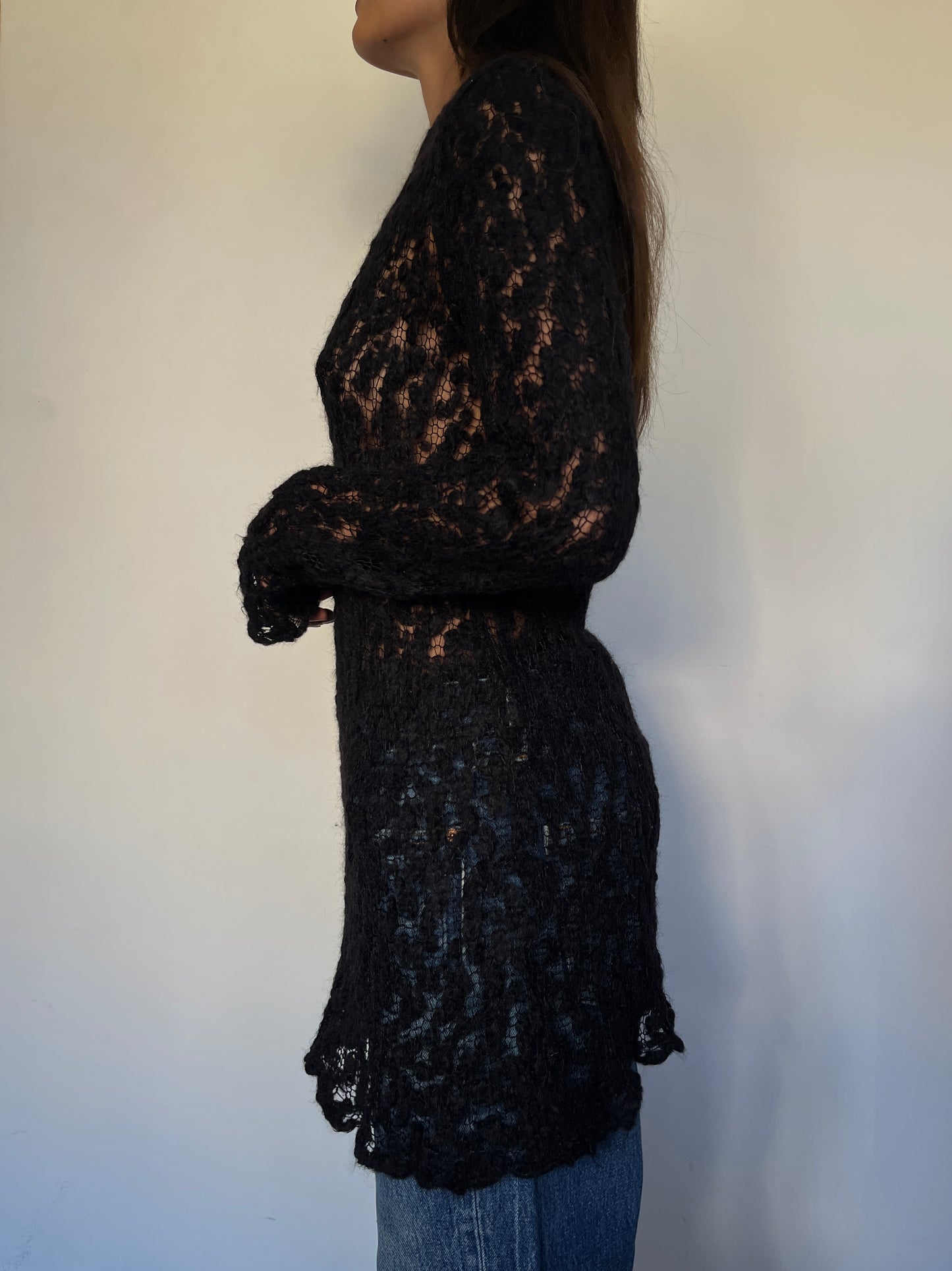 Prada FW1994 mohair mini dress