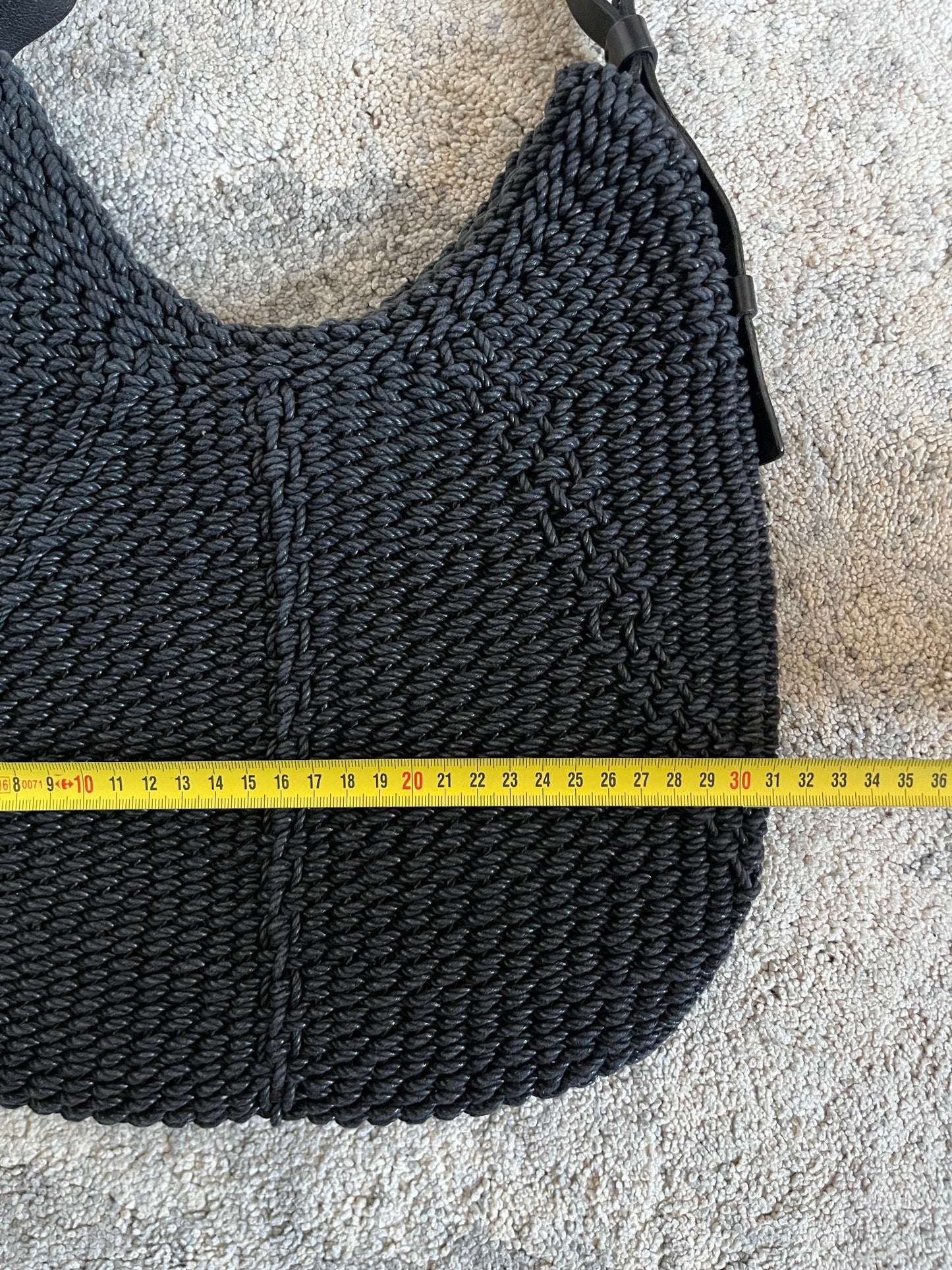 Yves Saint Laurent FW2002 knitted mombasa bag