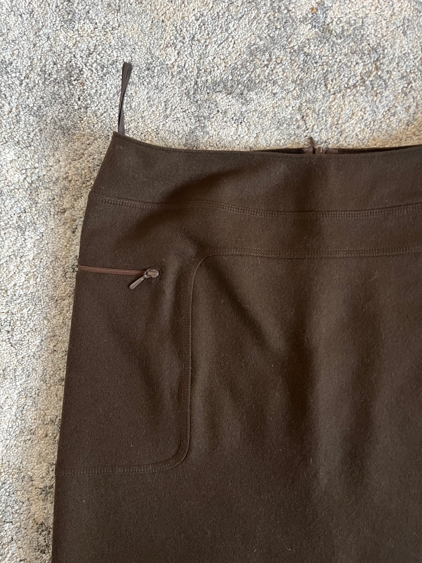 Miu Miu FW1999 light wool skirt