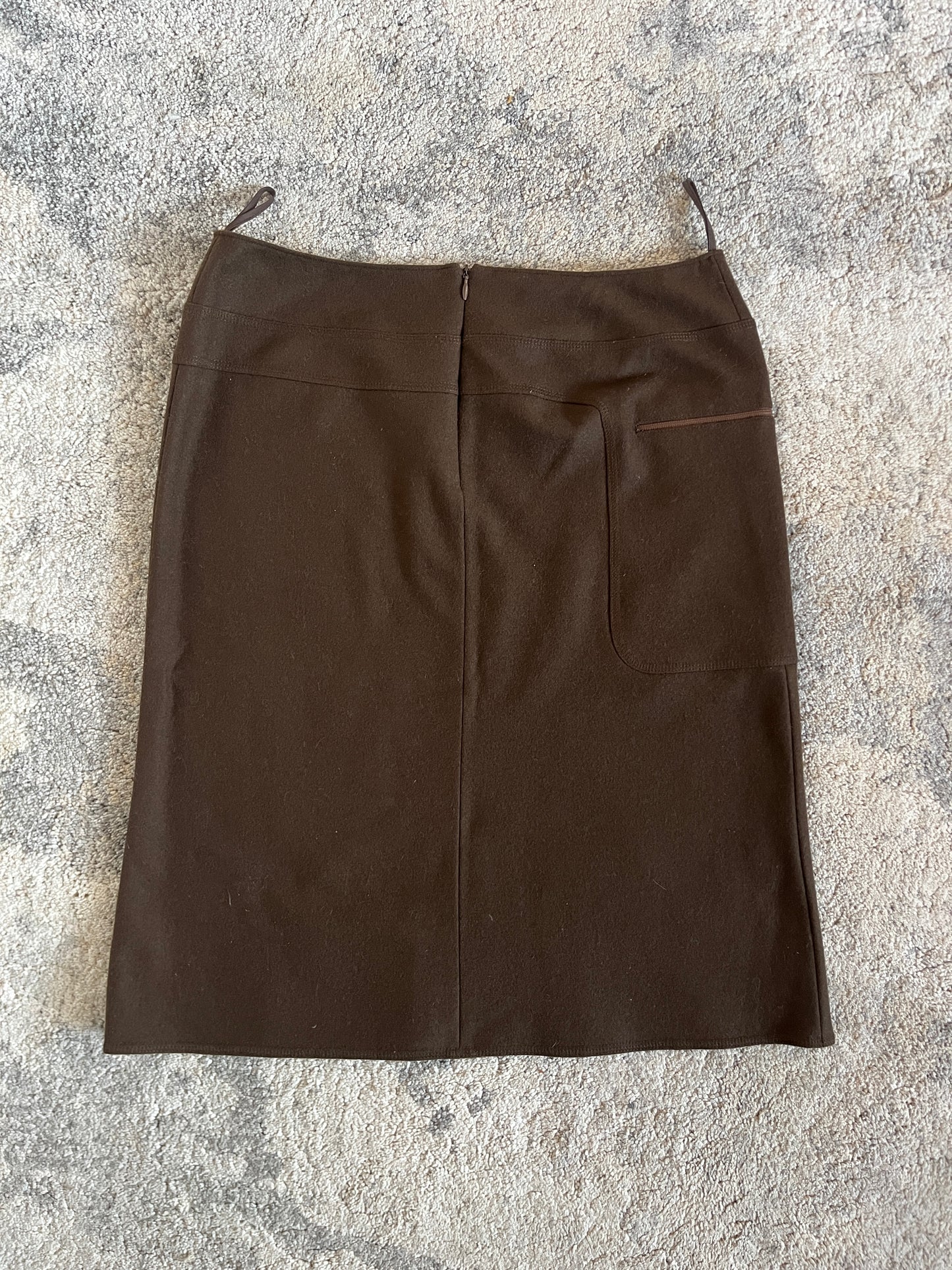 Miu Miu FW1999 light wool skirt