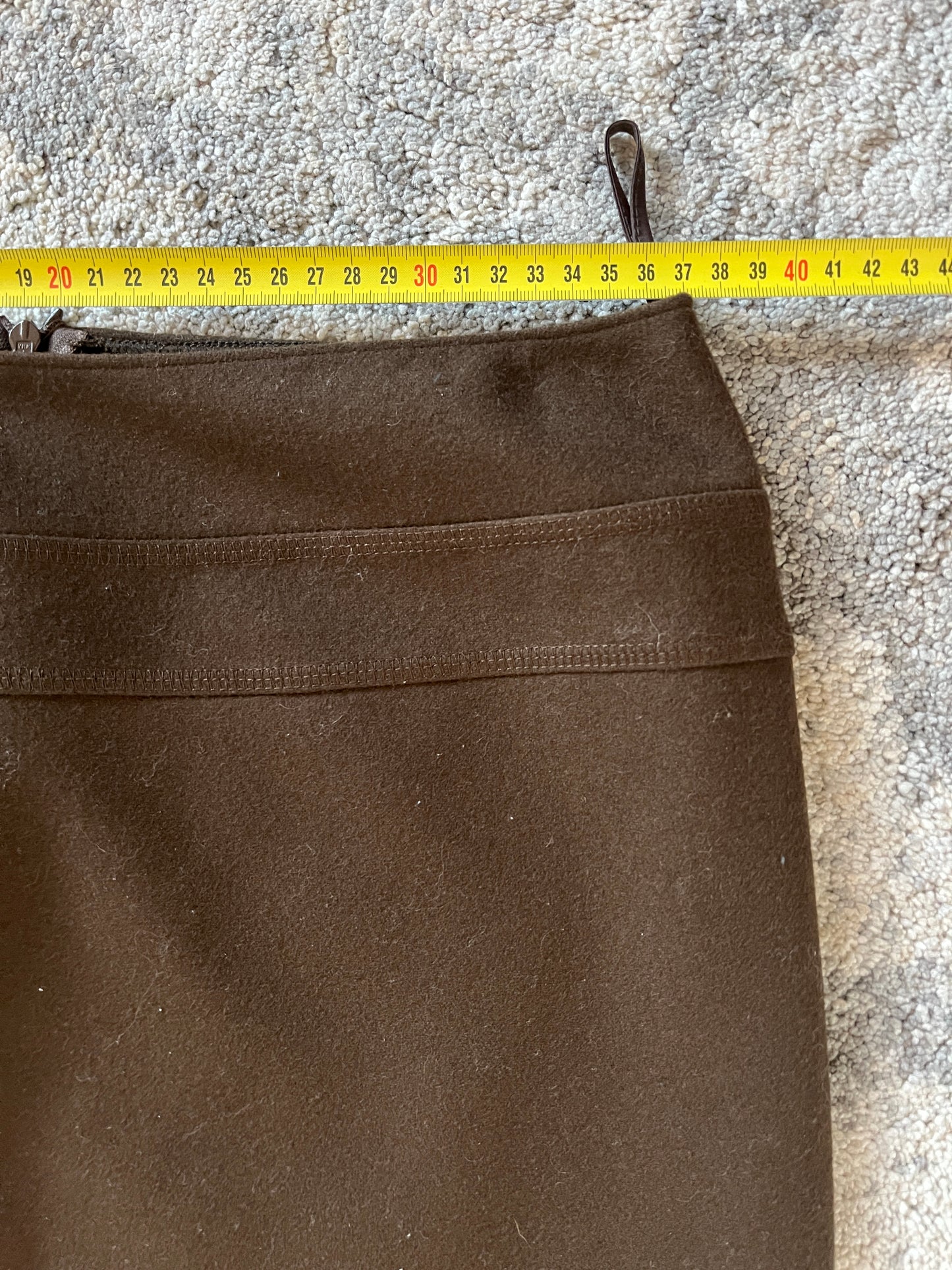 Miu Miu FW1999 light wool skirt