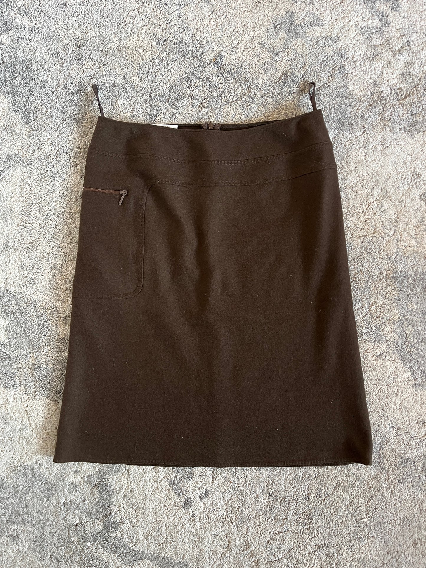 Miu Miu FW1999 light wool skirt
