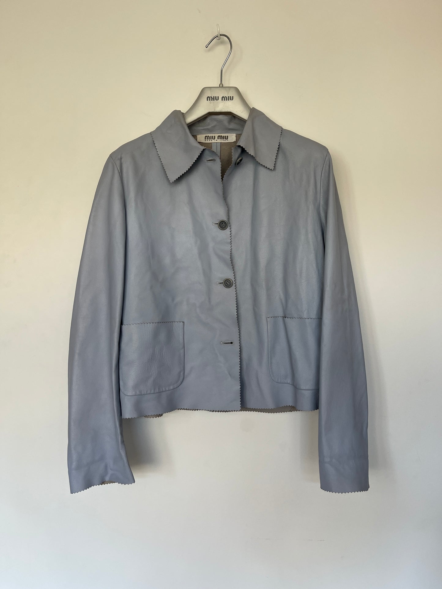 Miu Miu SS1994 soft leather jacket