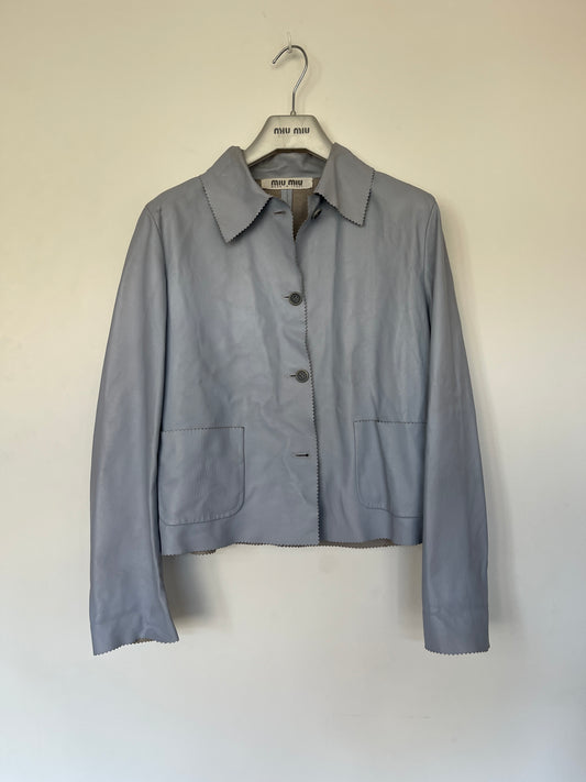 Miu Miu SS1994 soft leather jacket