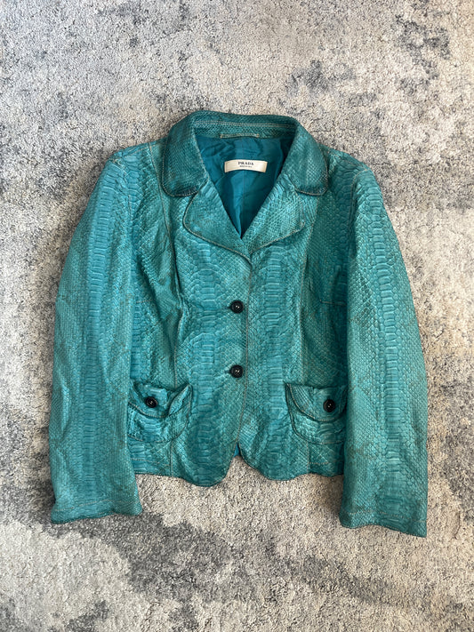 Prada 2000's python leather jacket