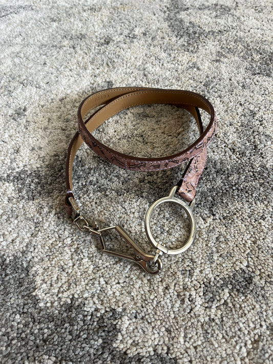 Prada FW2000 python belt