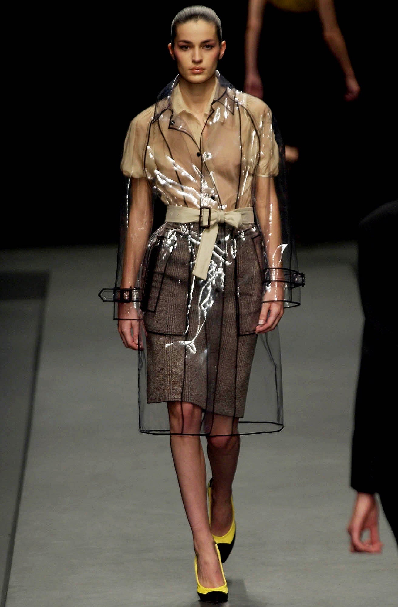 Prada FW2002 transparent PVC trench