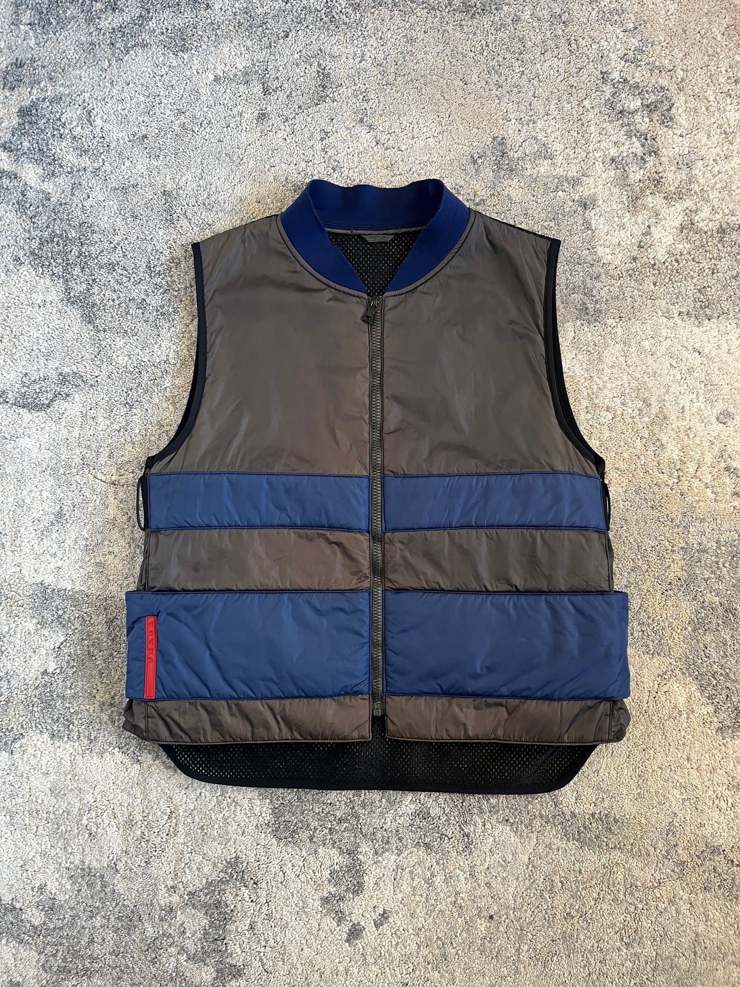 Prada SS2000 nylon & mesh vest
