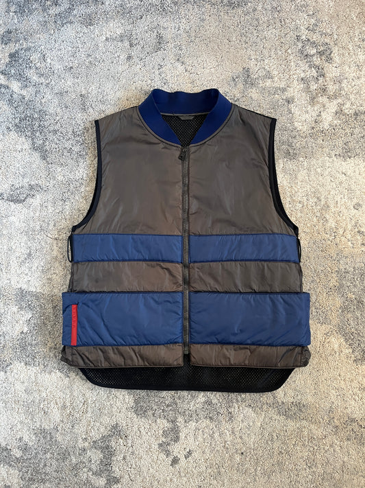 Prada SS2000 nylon & mesh vest
