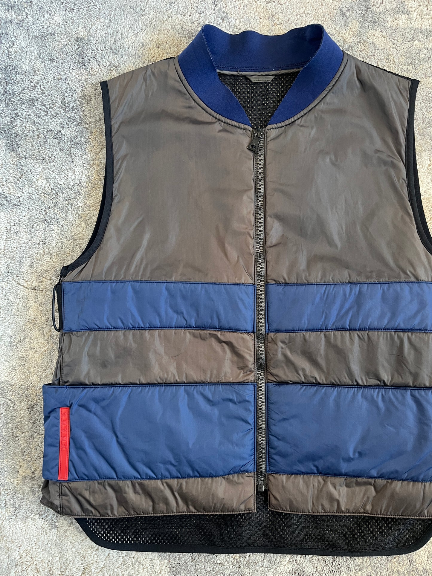 Prada SS2000 nylon & mesh vest