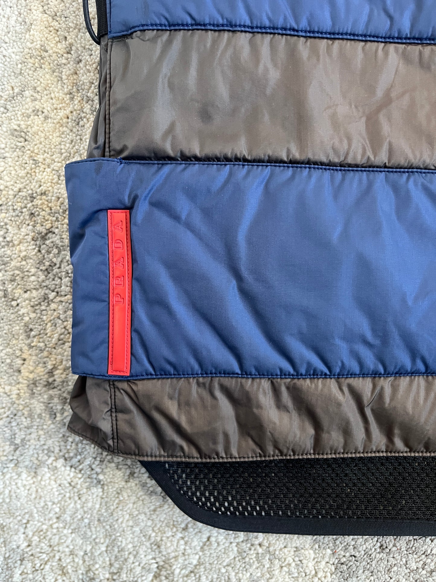 Prada SS2000 nylon & mesh vest
